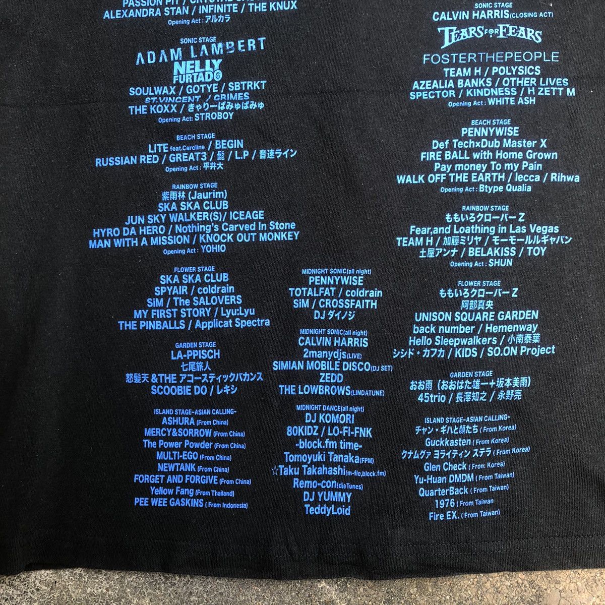 Band Tees × Vintage 🔥Rare🔥🇯🇵2012 Summer Sonic Music Festival Famous Band Concert Size US S / EU 44-46 / 1 - 8 Thumbnail
