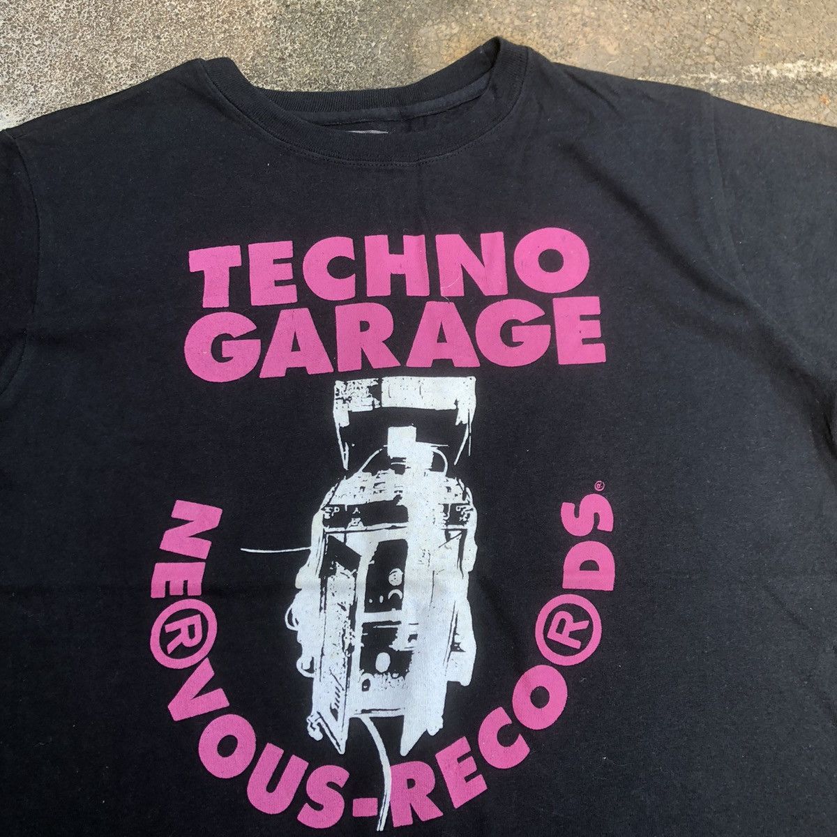 Band Tees × Vintage 🔥Rare🔥Vintage Techno Garage Nervous Records Promo Music Tee Size US S / EU 44-46 / 1 - 2 Thumbnail