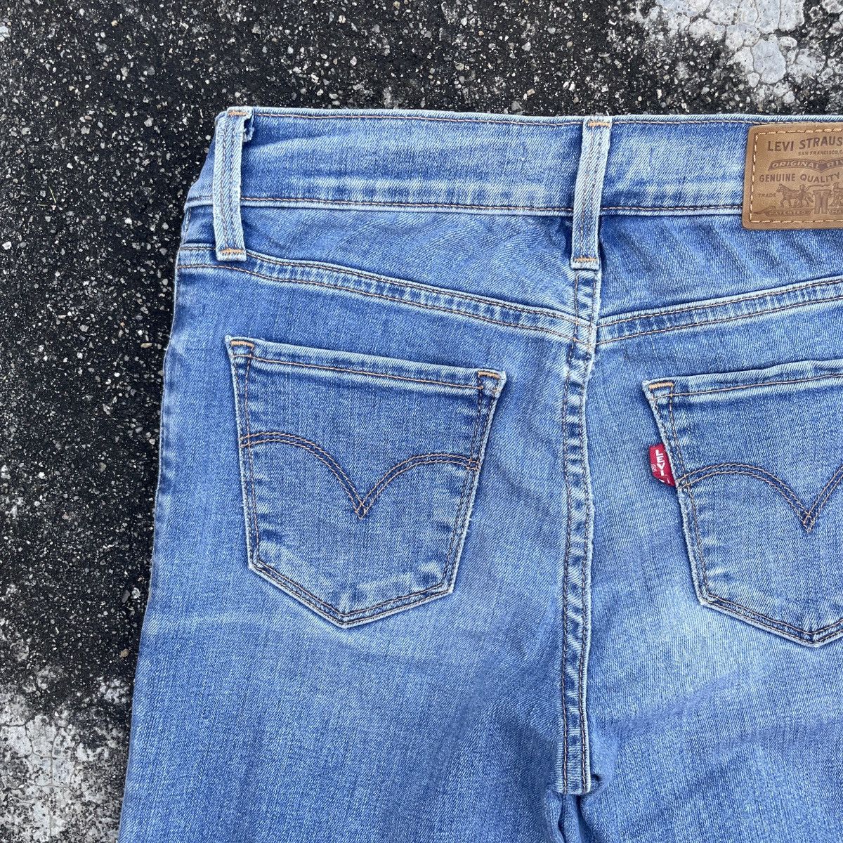 Japanese Brand Vintage Levis Big E Denim Jeans Size 27" / US 4 / IT 40 - 9 Thumbnail