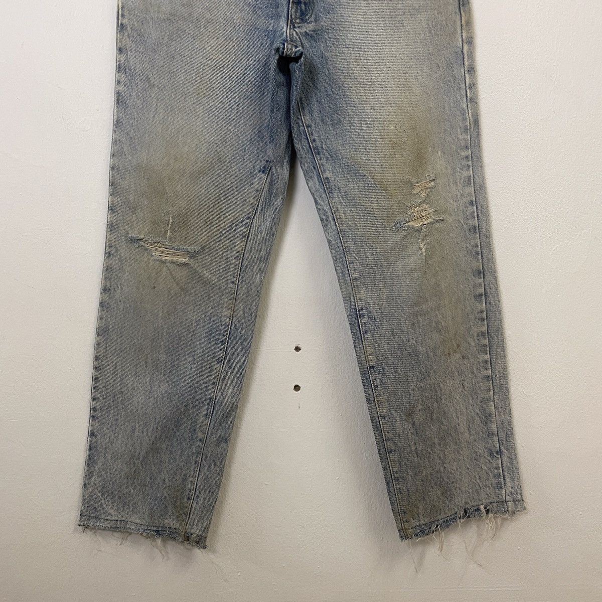 Big John Vintage Big John Distressed Denim Pants Size US 30 / EU 46 - 4 Thumbnail
