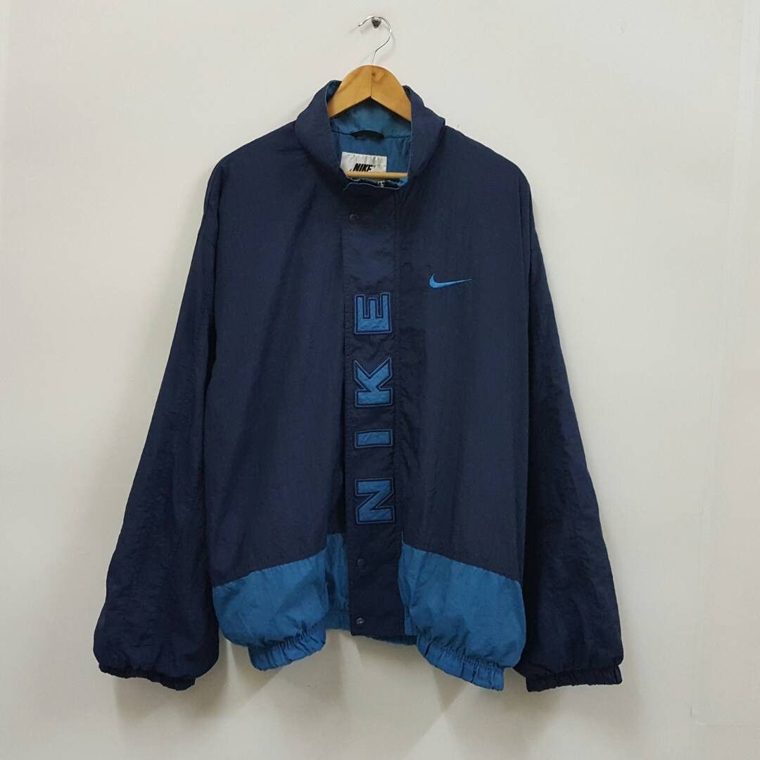 Nike × Vintage Vintage NIKE nice design jacket Size US XL / EU 56 / 4 - 1 Thumbnail