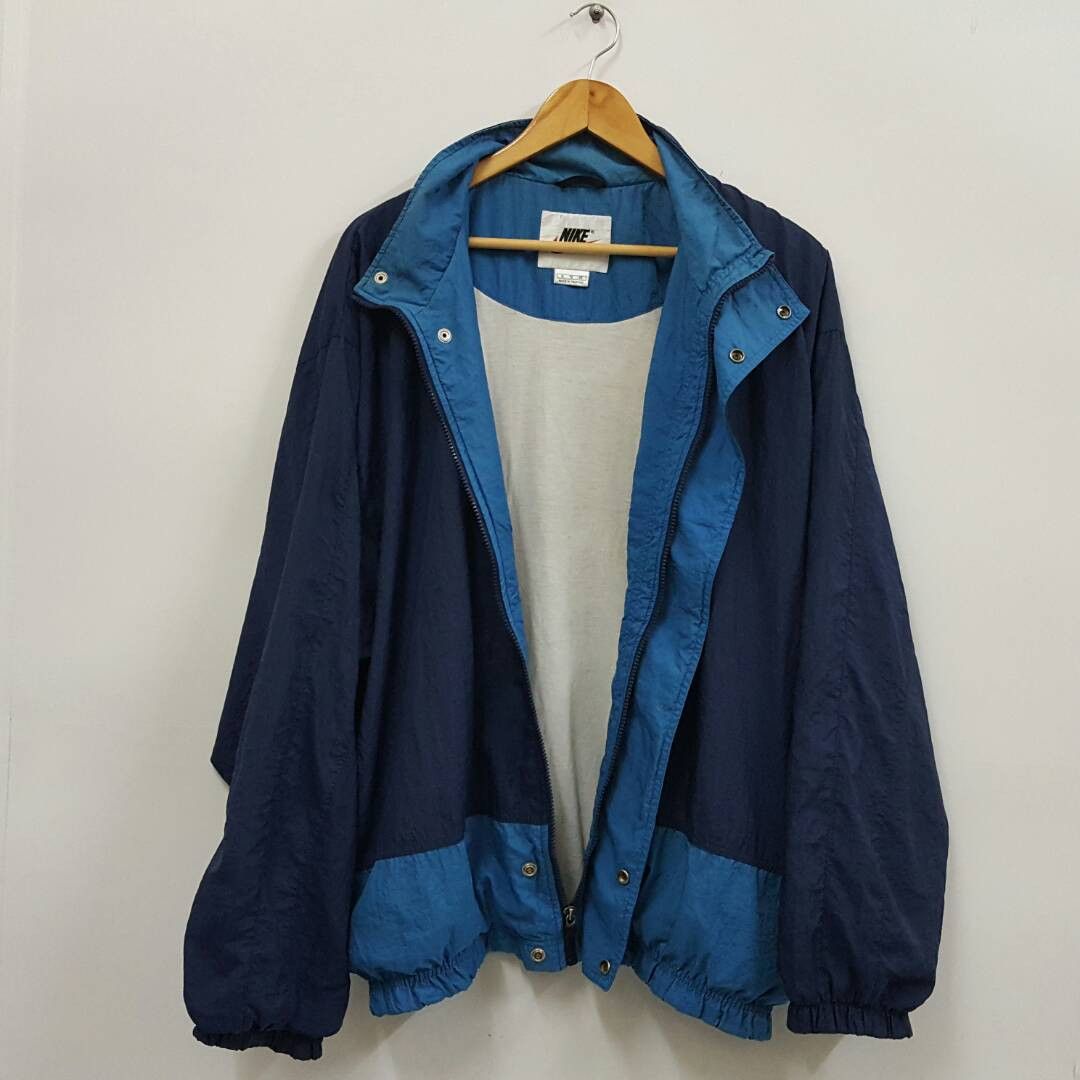Nike × Vintage Vintage NIKE nice design jacket Size US XL / EU 56 / 4 - 2 Thumbnail