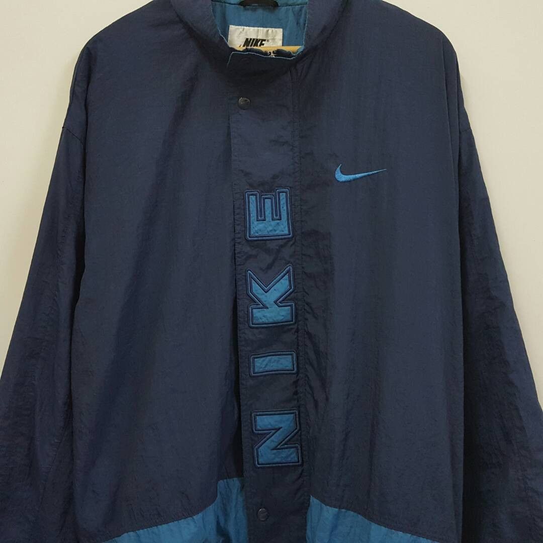 Nike × Vintage Vintage NIKE nice design jacket Size US XL / EU 56 / 4 - 3 Thumbnail