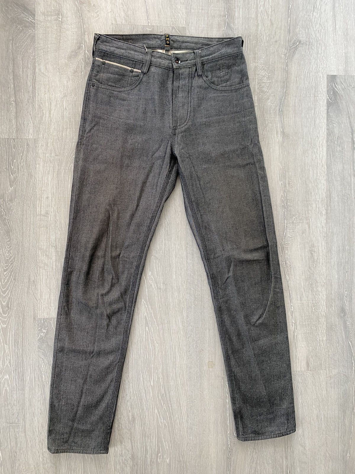 Evisu Evisu jeans vintage selvedge grey black seagulls Japan PMG Size US 29 - 5 Thumbnail