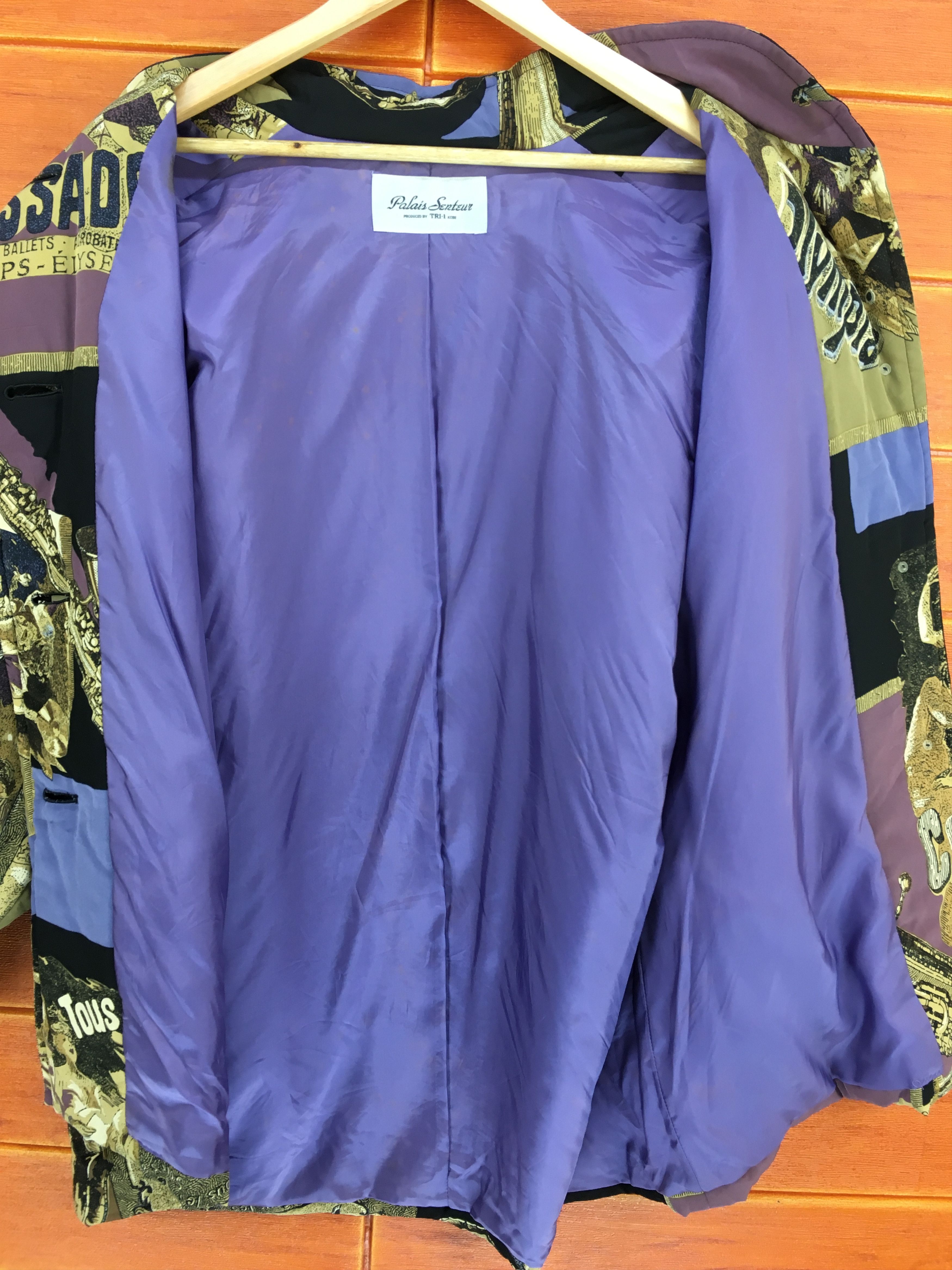 Vintage Palais Senteur Psychedelic Orchestra Yunani Puffer Jacket Size US L / EU 52-54 / 3 - 13 Thumbnail