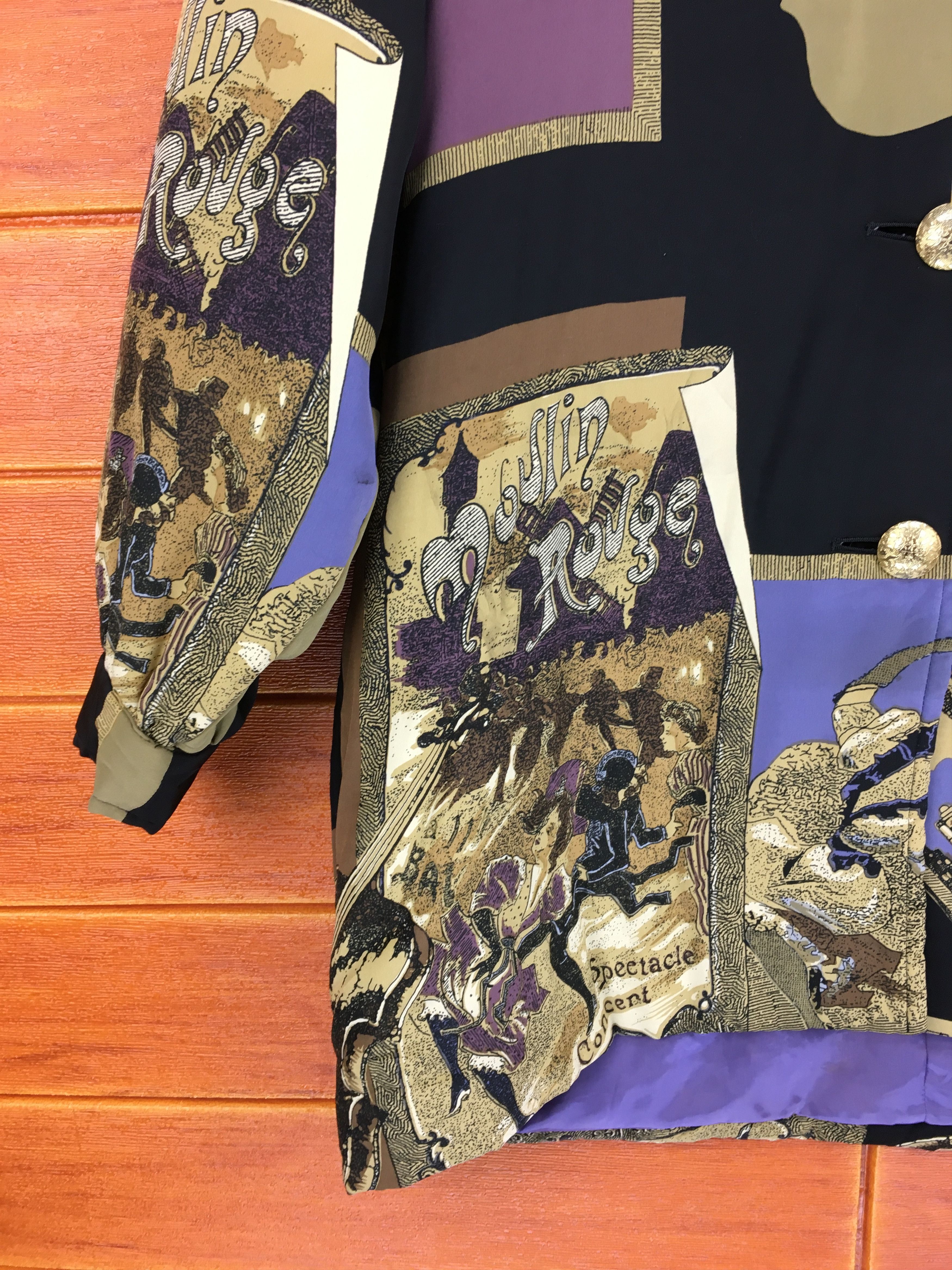 Vintage Palais Senteur Psychedelic Orchestra Yunani Puffer Jacket Size US L / EU 52-54 / 3 - 5 Thumbnail