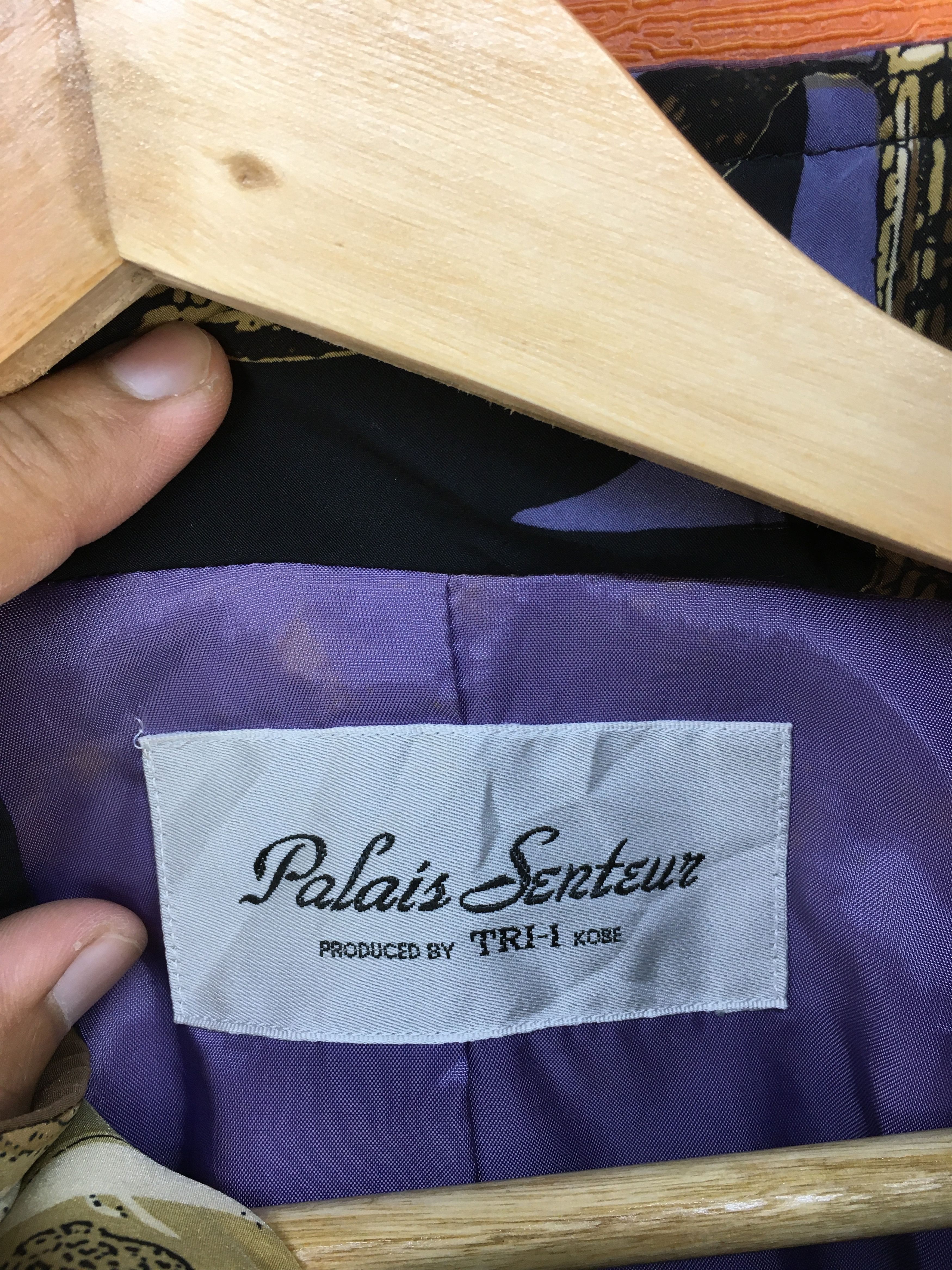 Vintage Palais Senteur Psychedelic Orchestra Yunani Puffer Jacket Size US L / EU 52-54 / 3 - 8 Thumbnail