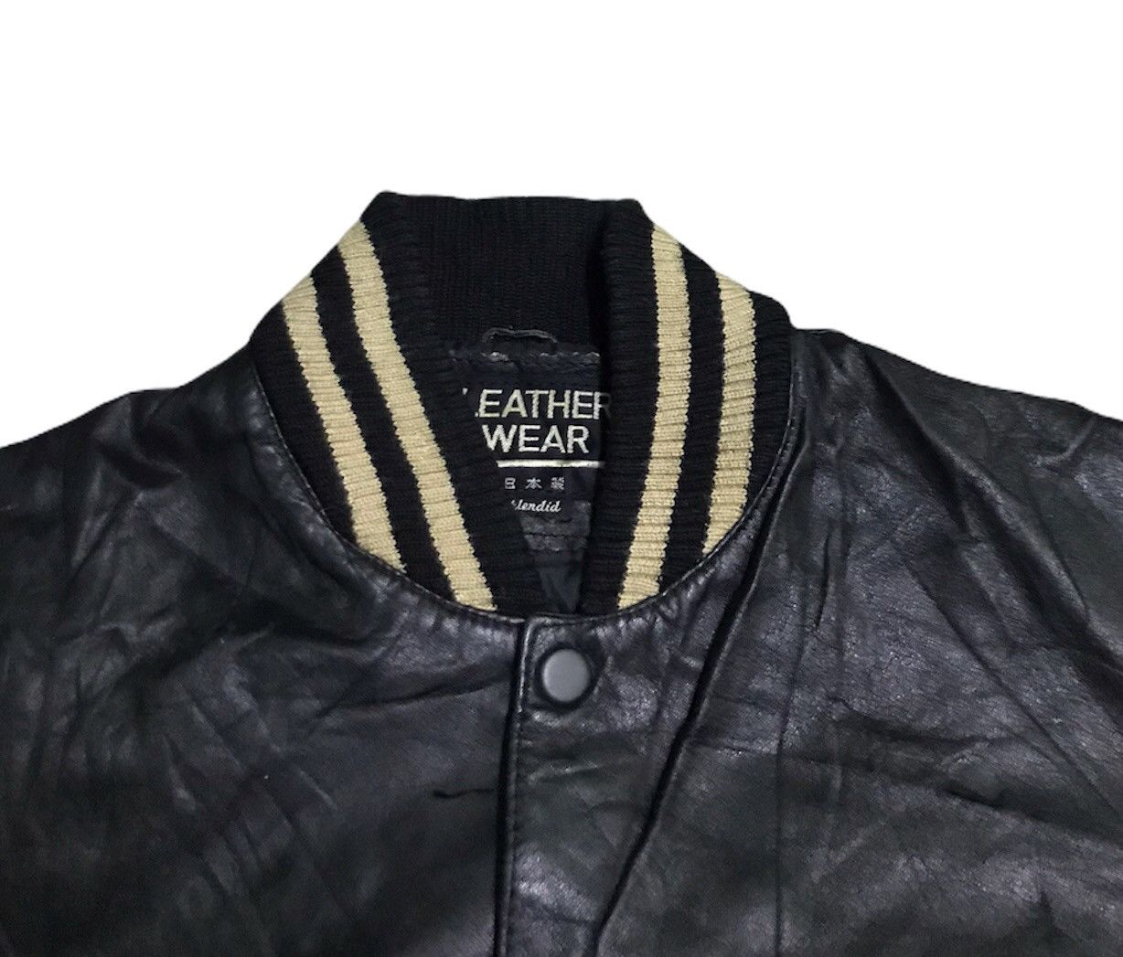 Japanese Brand varsity leather jacket Size US S / EU 44-46 / 1 - 2 Thumbnail