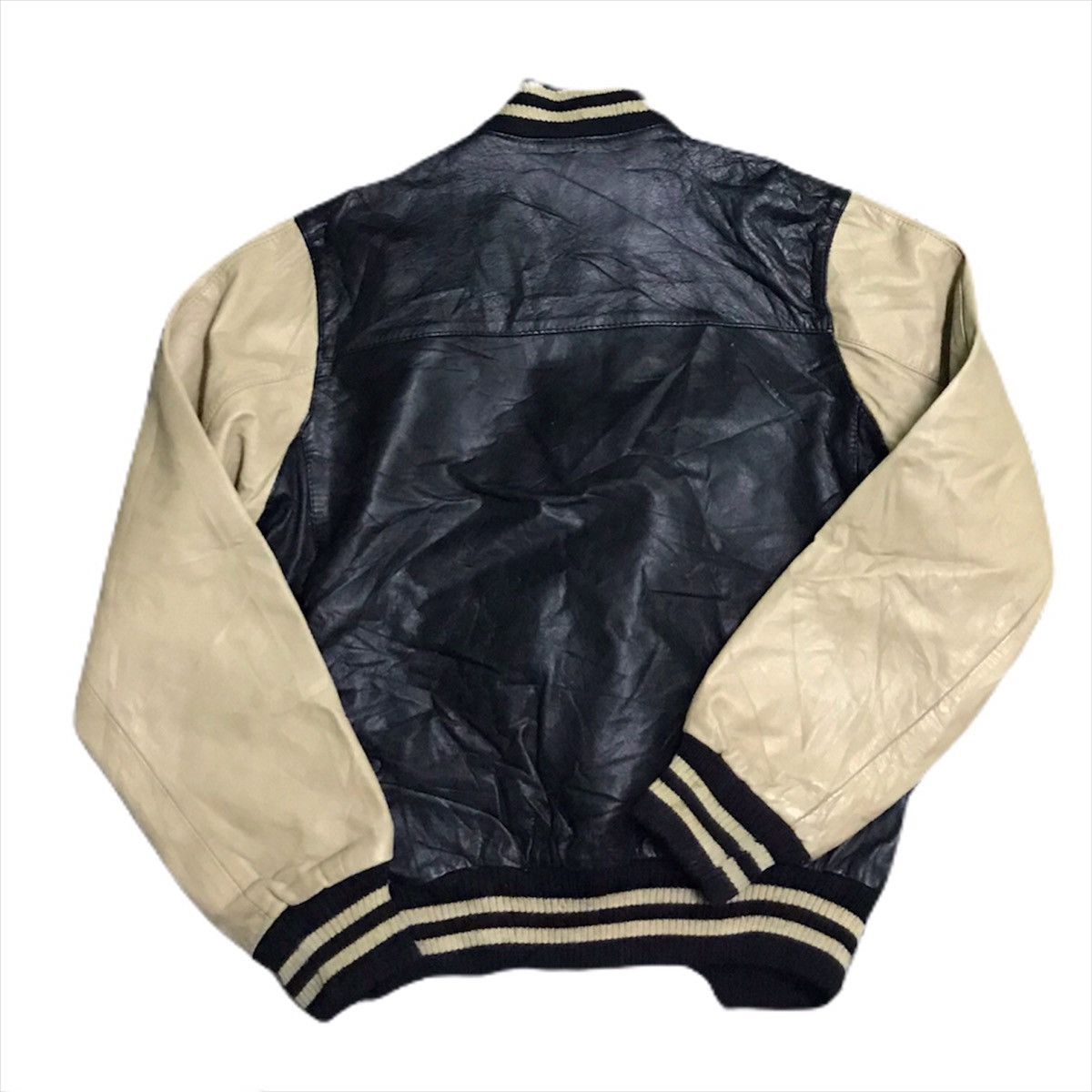 Japanese Brand varsity leather jacket Size US S / EU 44-46 / 1 - 4 Thumbnail