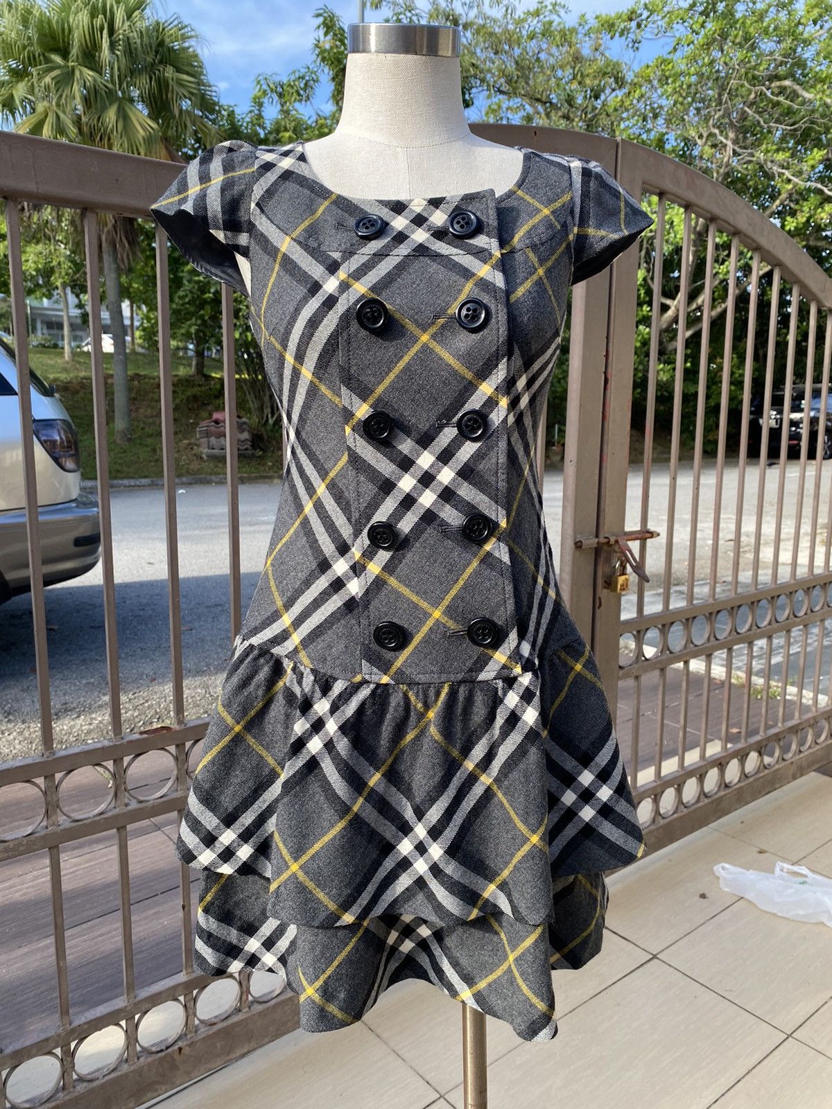 Burberry vintage mini dress Size XS / US 0-2 / IT 36-38 - 10 Thumbnail