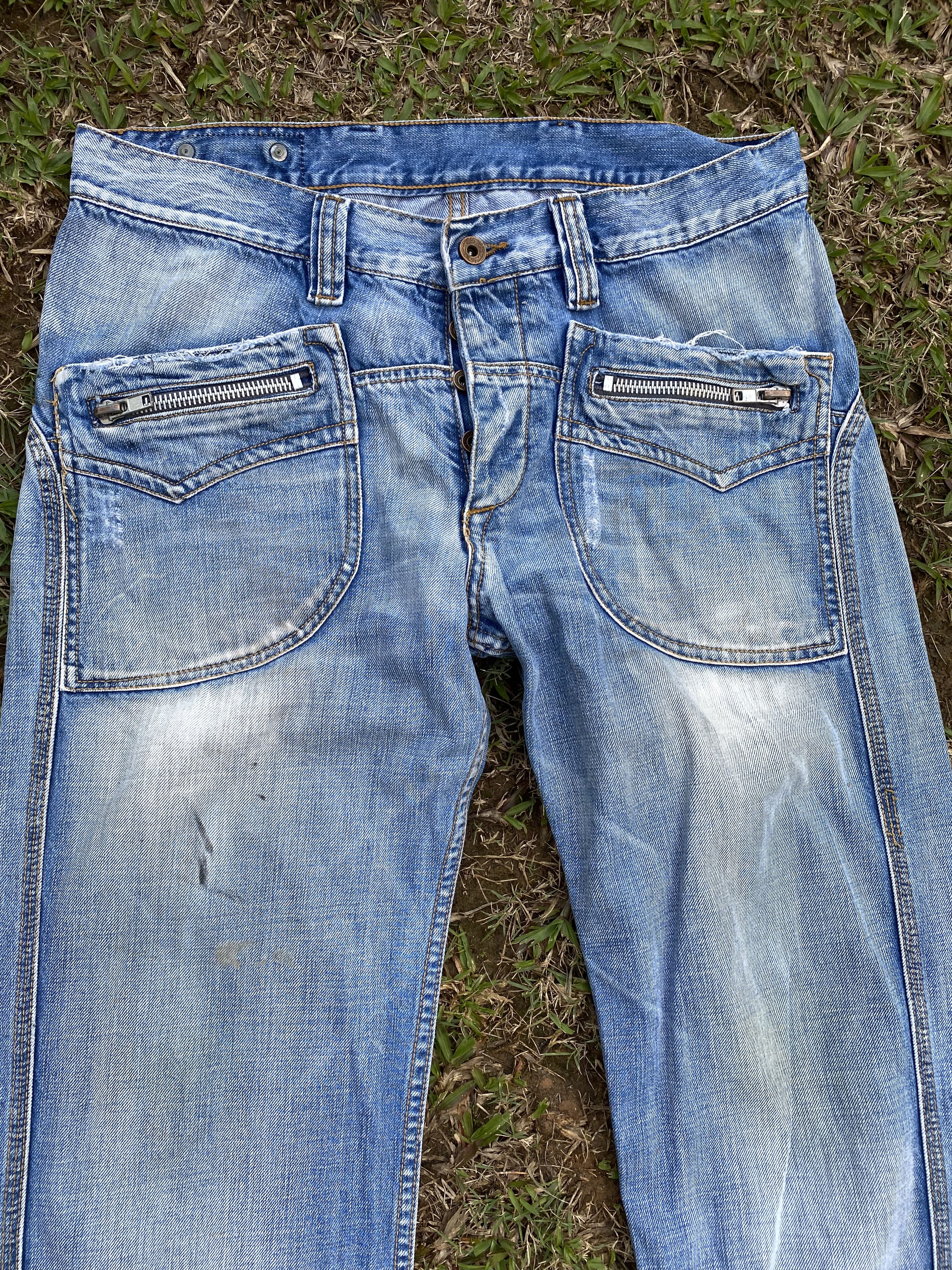 Affliction × If Six Was Nine Distressed Japanese Bush Pants Jeans Size US 34 / EU 50 - 4 Thumbnail