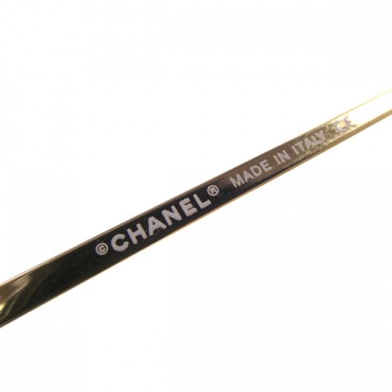 Chanel Chanel CC Logo Gold Brown Tinted Sunglasses 4017-D Size ONE SIZE - 7 Thumbnail