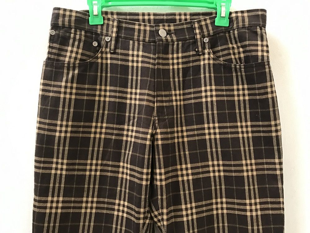 Burberry × Burberry Prorsum Burberry London Blue Label Nova Check Brown Tartan Size US 32 / EU 48 - 3 Thumbnail