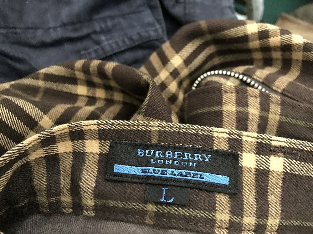 Burberry × Burberry Prorsum Burberry London Blue Label Nova Check Brown Tartan Size US 32 / EU 48 - 14 Thumbnail