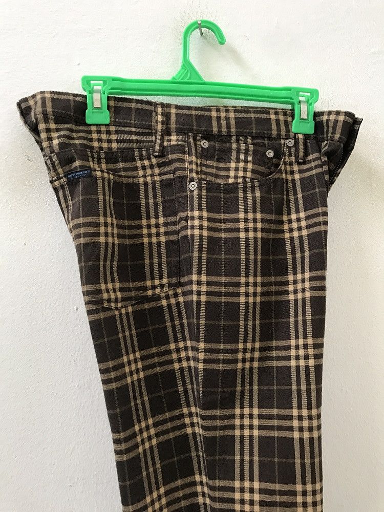 Burberry × Burberry Prorsum Burberry London Blue Label Nova Check Brown Tartan Size US 32 / EU 48 - 13 Thumbnail