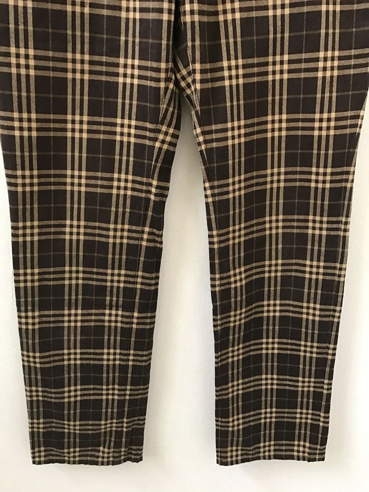 Burberry × Burberry Prorsum Burberry London Blue Label Nova Check Brown Tartan Size US 32 / EU 48 - 4 Thumbnail