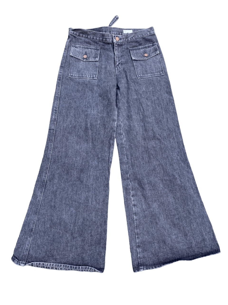 Affliction Baggy Super Flared Japanese Bush Pant Jeans Size US 31 - 1 Thumbnail