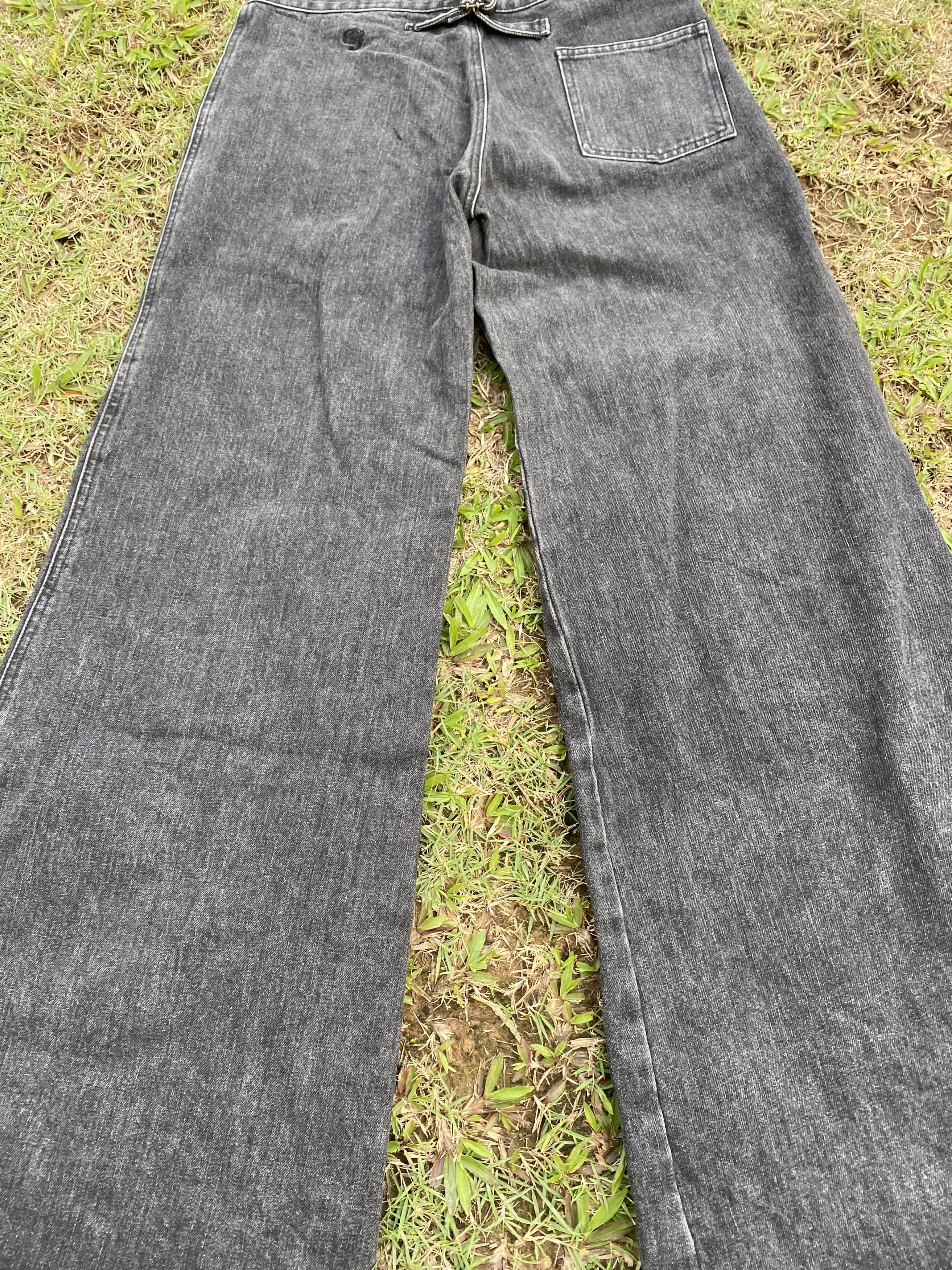 Affliction Baggy Super Flared Japanese Bush Pant Jeans Size US 31 - 5 Thumbnail