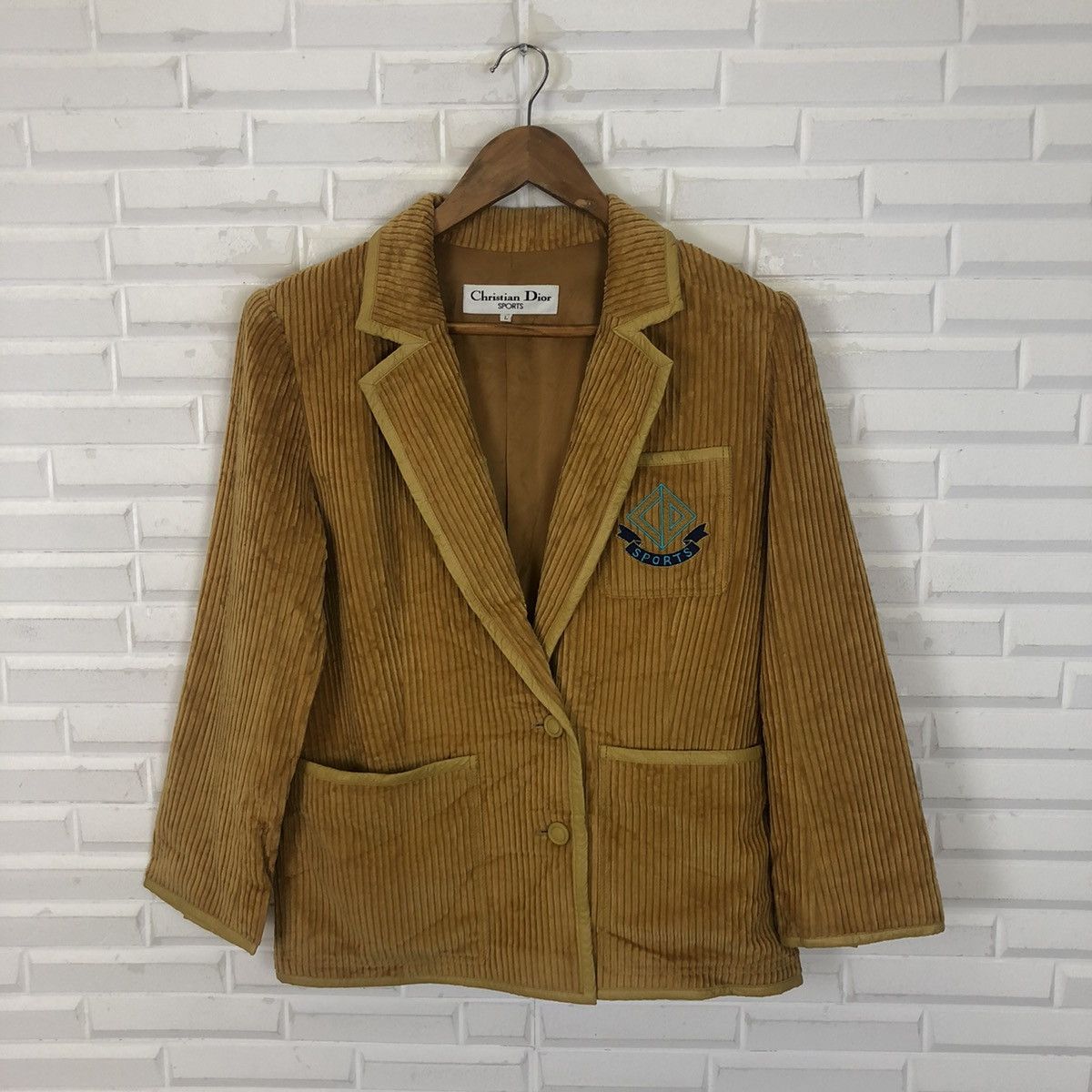 Designer CHRISTIAN DIOR SPORT CUDUROY VALVET JACKET Size US M / EU 48-50 / 2 - 2 Thumbnail