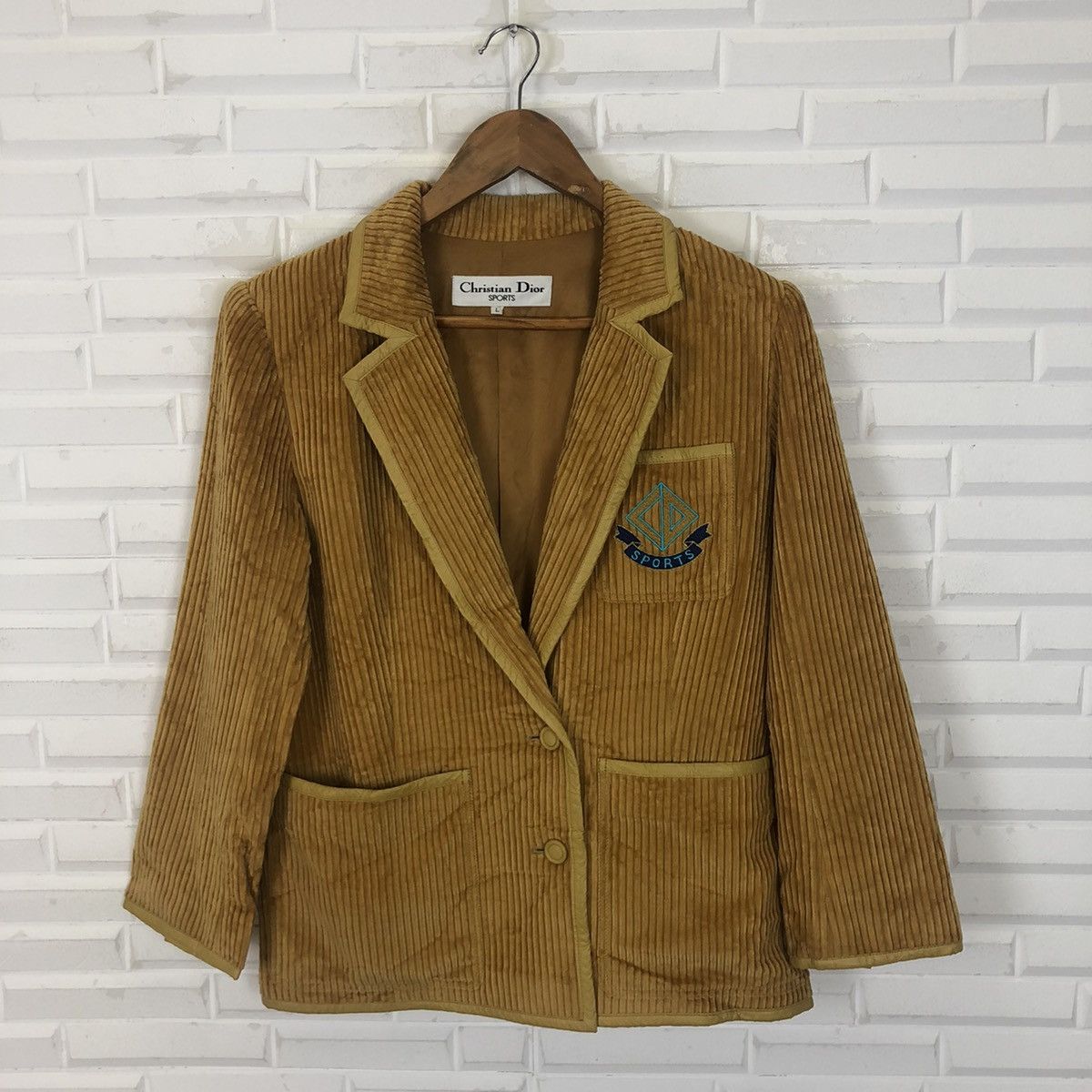 CHRISTIAN DIOR SPORT CUDUROY VALVET JACKET