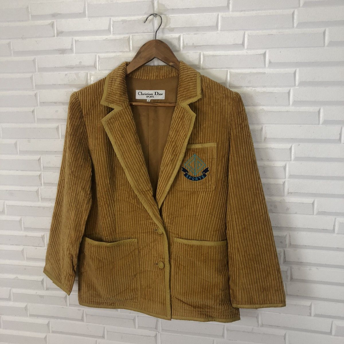 Designer CHRISTIAN DIOR SPORT CUDUROY VALVET JACKET Size US M / EU 48-50 / 2 - 3 Thumbnail