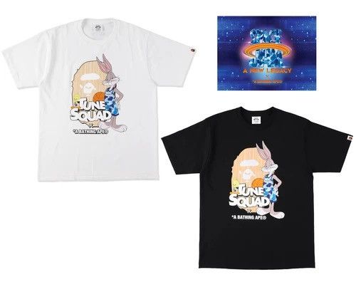 Bape Bape x Space Jam Ape Head Tee Size US M / EU 48-50 / 2 - 3 Thumbnail
