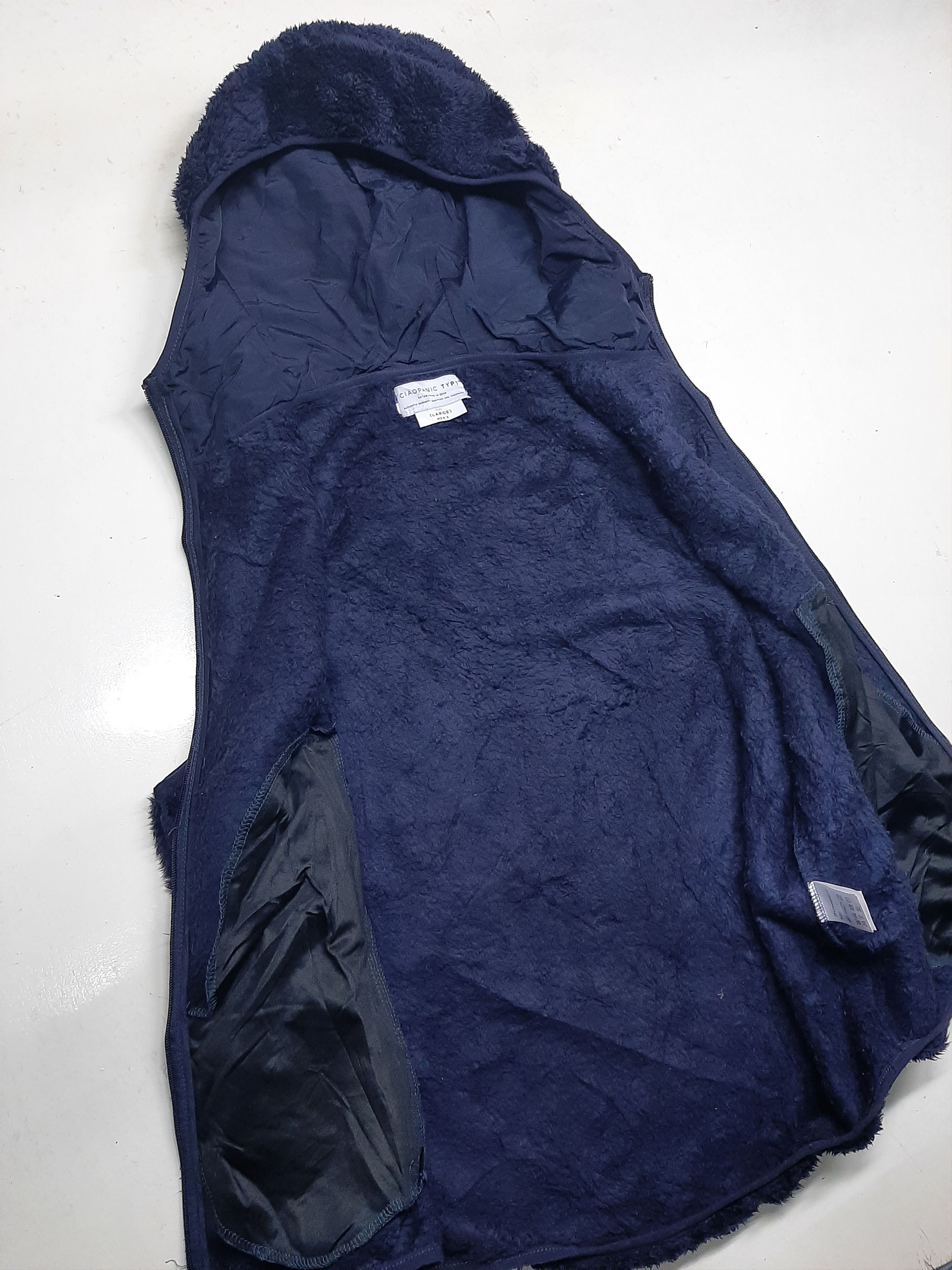 Ciaopanic × Japanese Brand CIAOPANIC TYPY BULKY FLEECE ZIPPER HOODIE VEST Size US M / EU 48-50 / 2 - 5 Thumbnail
