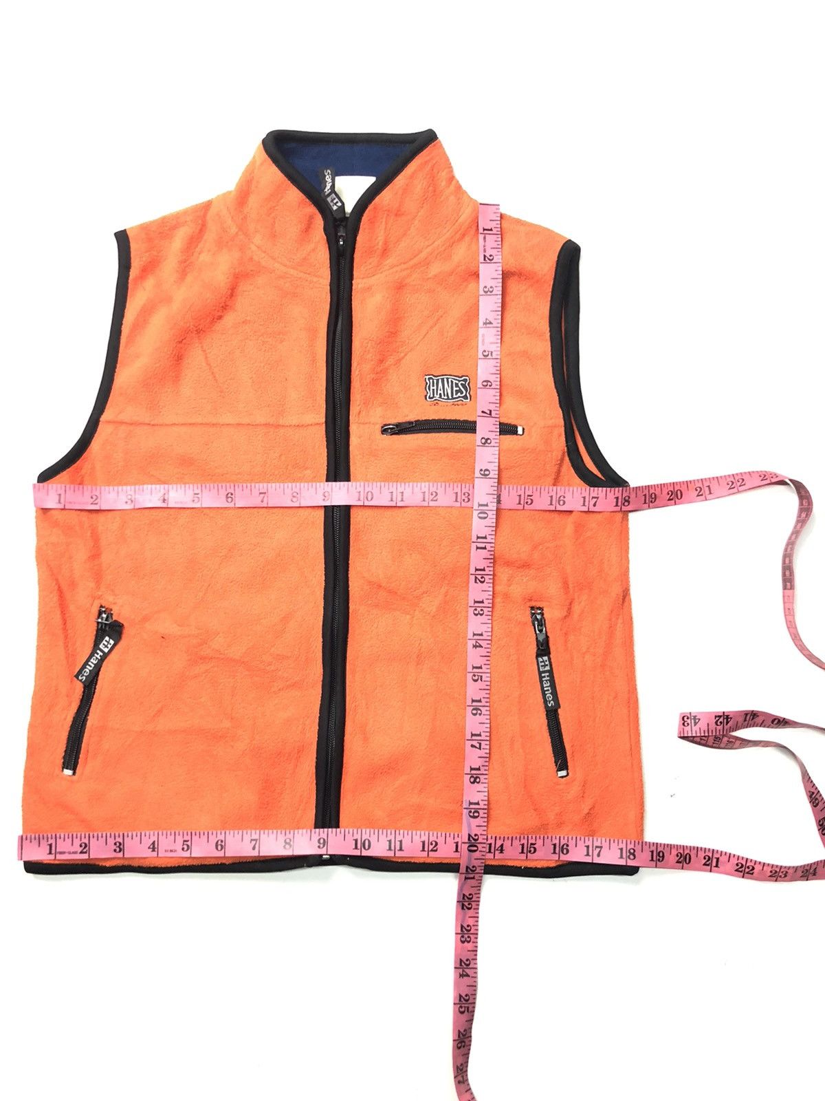 Hanes × Vintage VINTAGE 100th ANNIVERSARY HANES FLEECE VEST Size US S / EU 44-46 / 1 - 11 Thumbnail