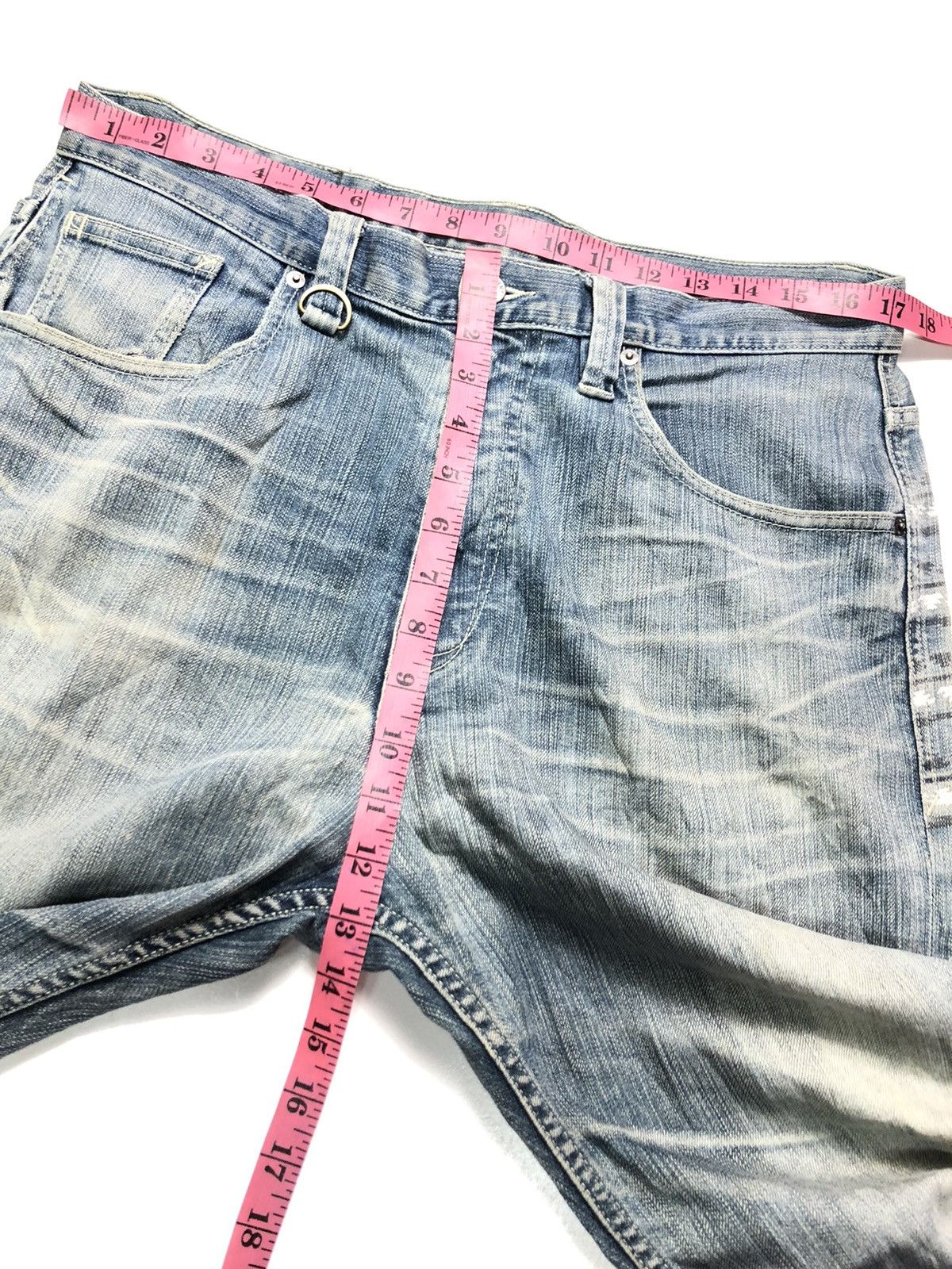 Element × Vintage VINTAGE ELEMENT BLUE WASH DISTRESSED DENIM Size US 34 / EU 50 - 14 Thumbnail