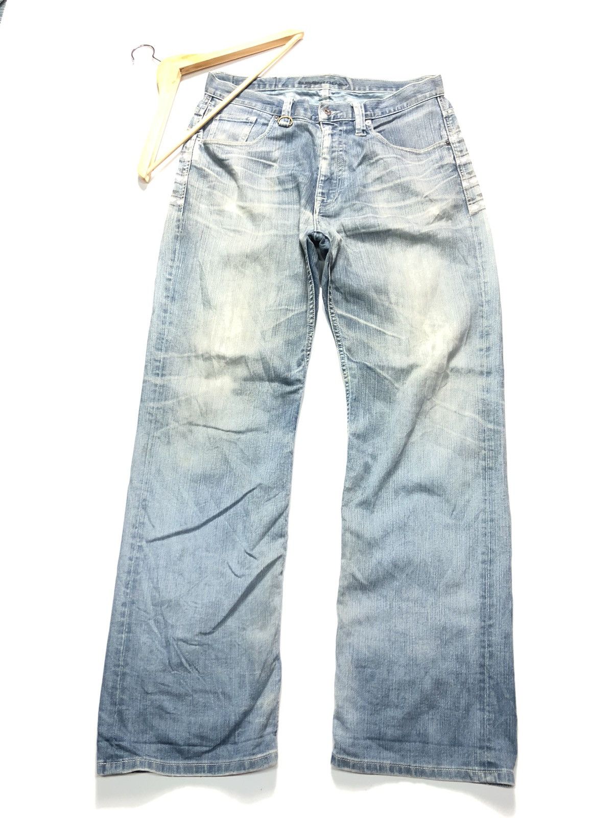 Element × Vintage VINTAGE ELEMENT BLUE WASH DISTRESSED DENIM Size US 34 / EU 50 - 5 Thumbnail