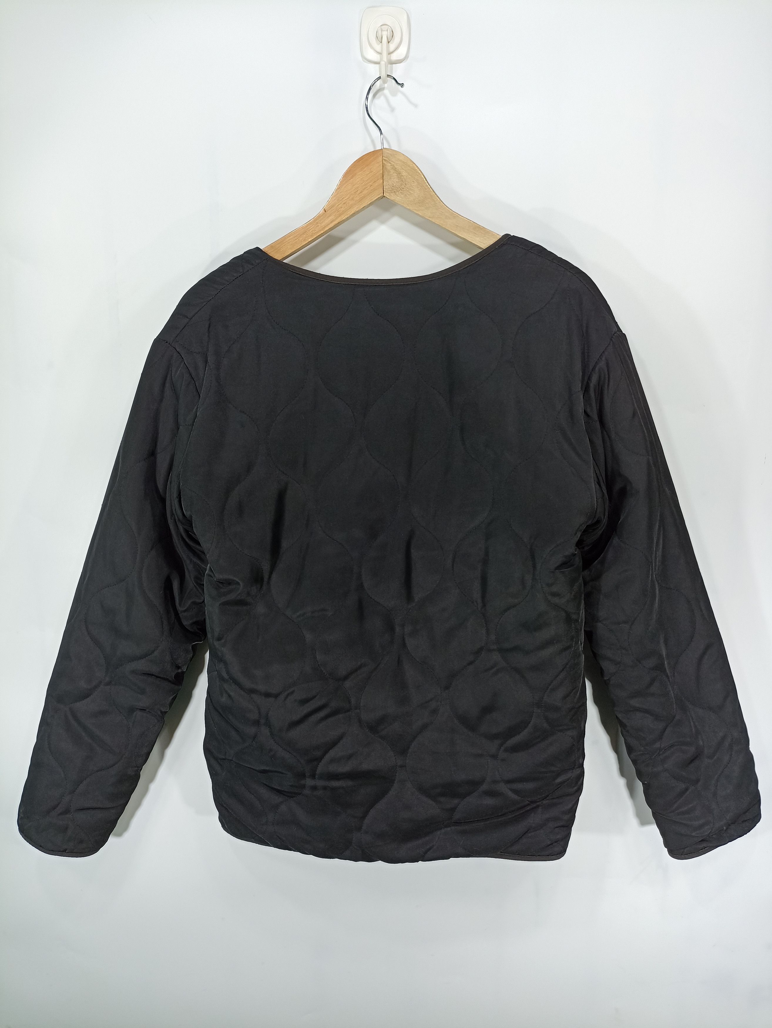 Japanese Brand Emoda Reversible Pile Fleece Quilted Cardigan Jacket Size US S / EU 44-46 / 1 - 5 Thumbnail