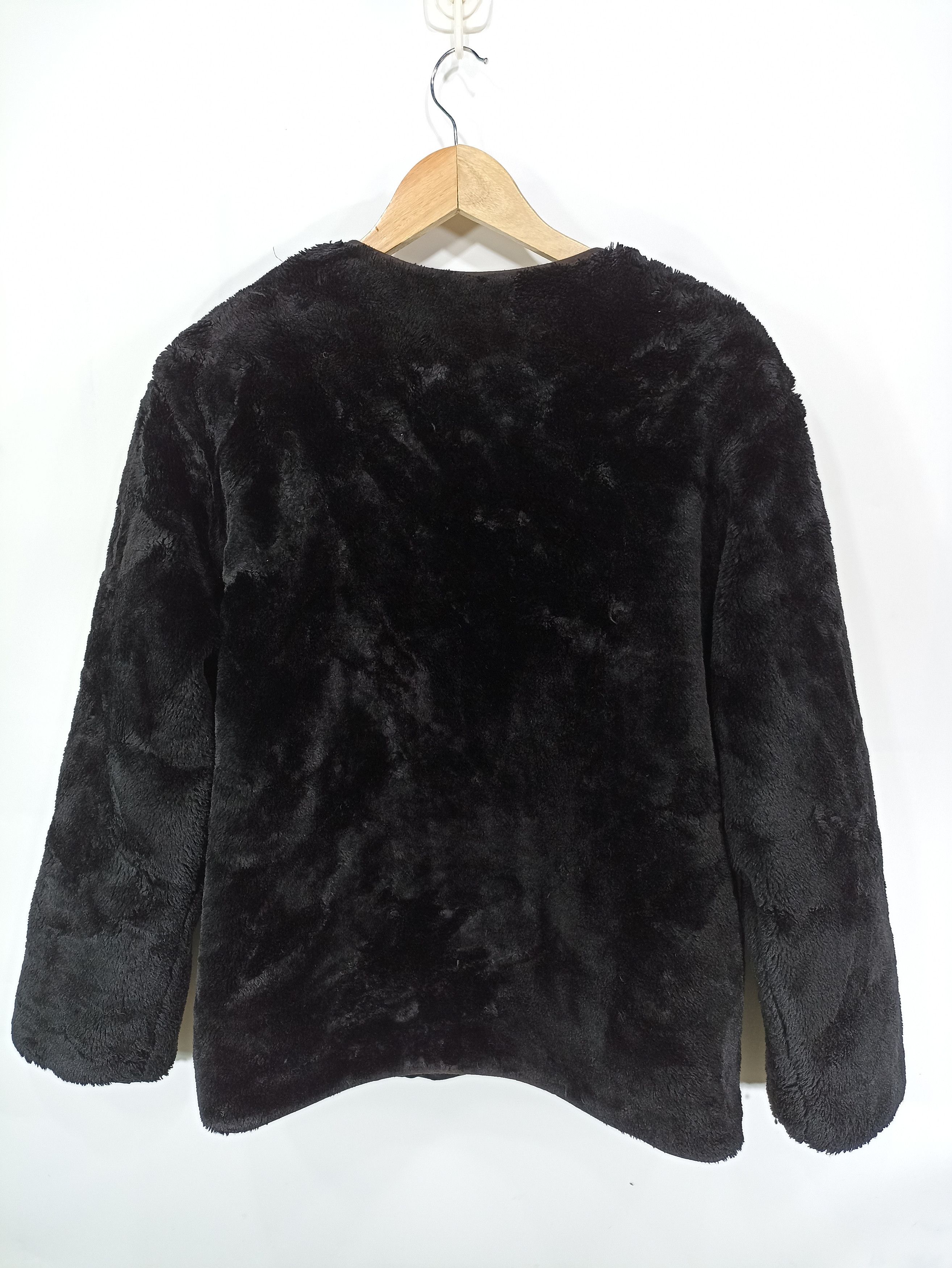 Japanese Brand Emoda Reversible Pile Fleece Quilted Cardigan Jacket Size US S / EU 44-46 / 1 - 10 Thumbnail