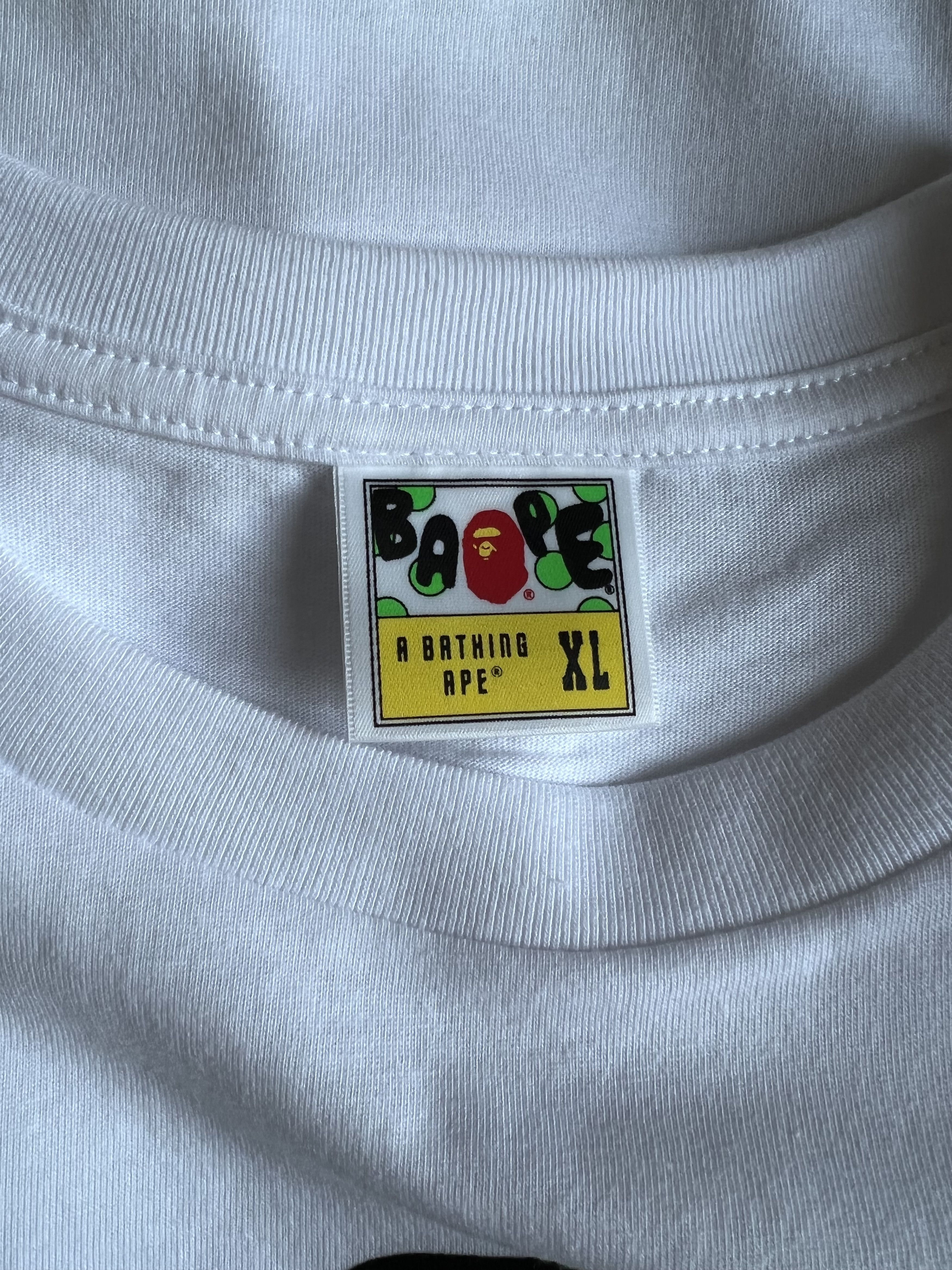 Bape Bape Black New Years Logo Tee White Size US XL / EU 56 / 4 - 5 Thumbnail