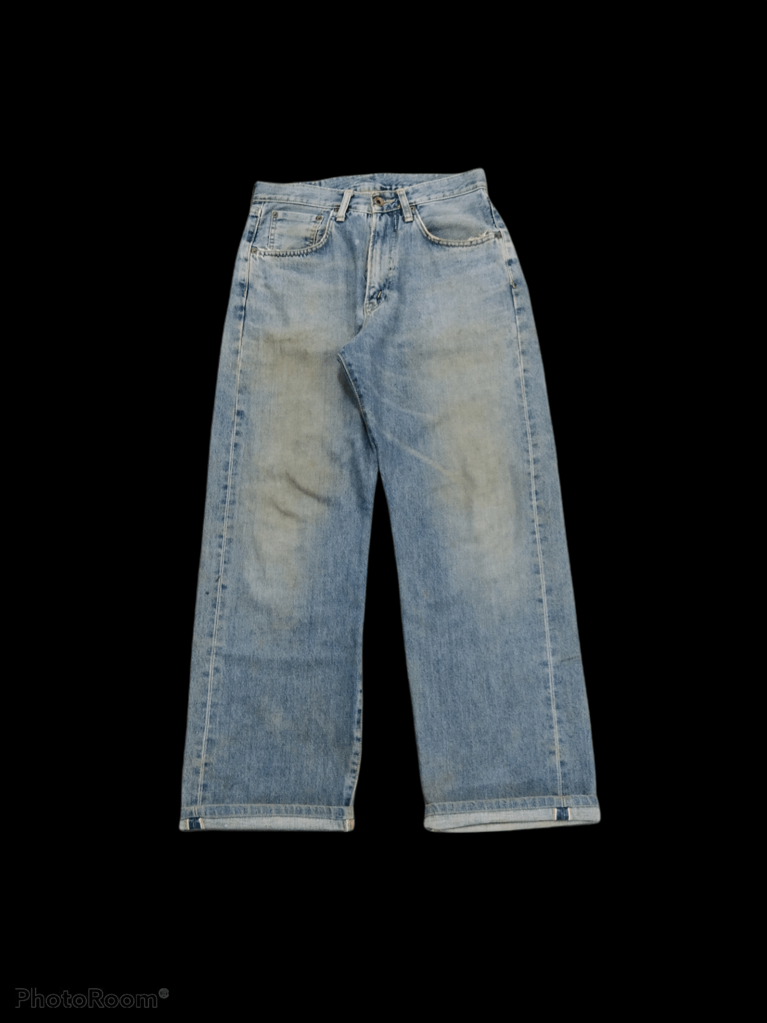 Edwin DiSTRESSED JAPANESE BRAND SELVEDGE EDWIN 505 Size US 29 - 1 Thumbnail