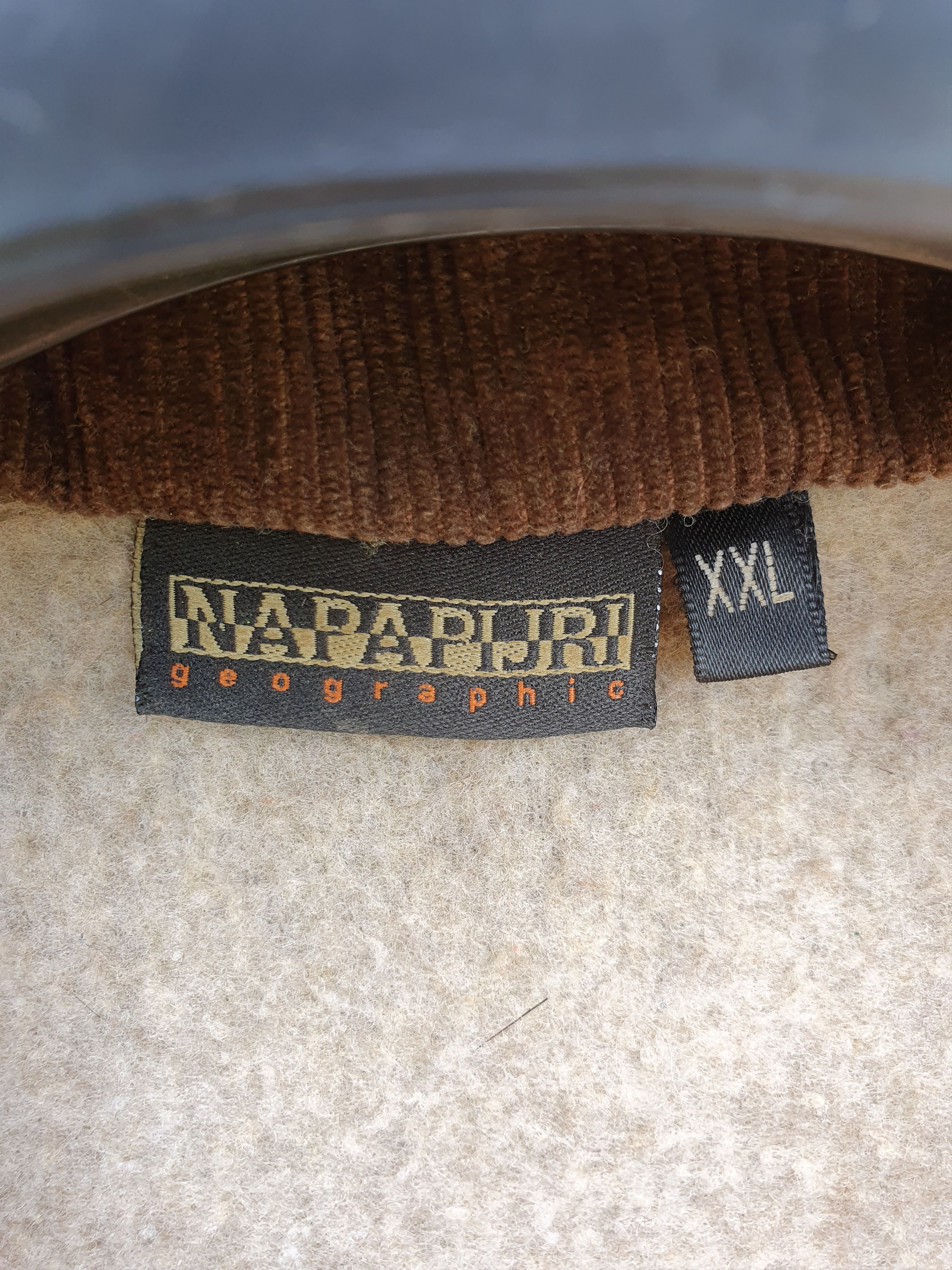 Napapijri × Vintage Vintage Napapijri Deep Peel Fleece Sherpa Rare Size Size US XL / EU 56 / 4 - 7 Thumbnail