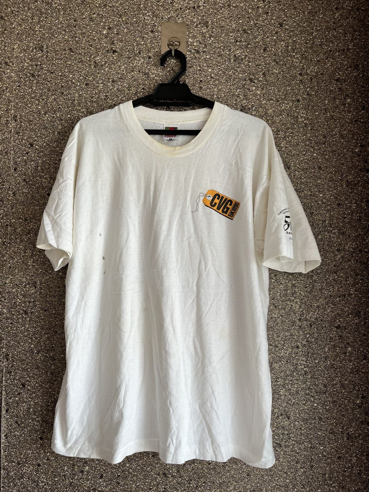 Image of Vintage Cvg Ft57 in White, Men's (Size XL)