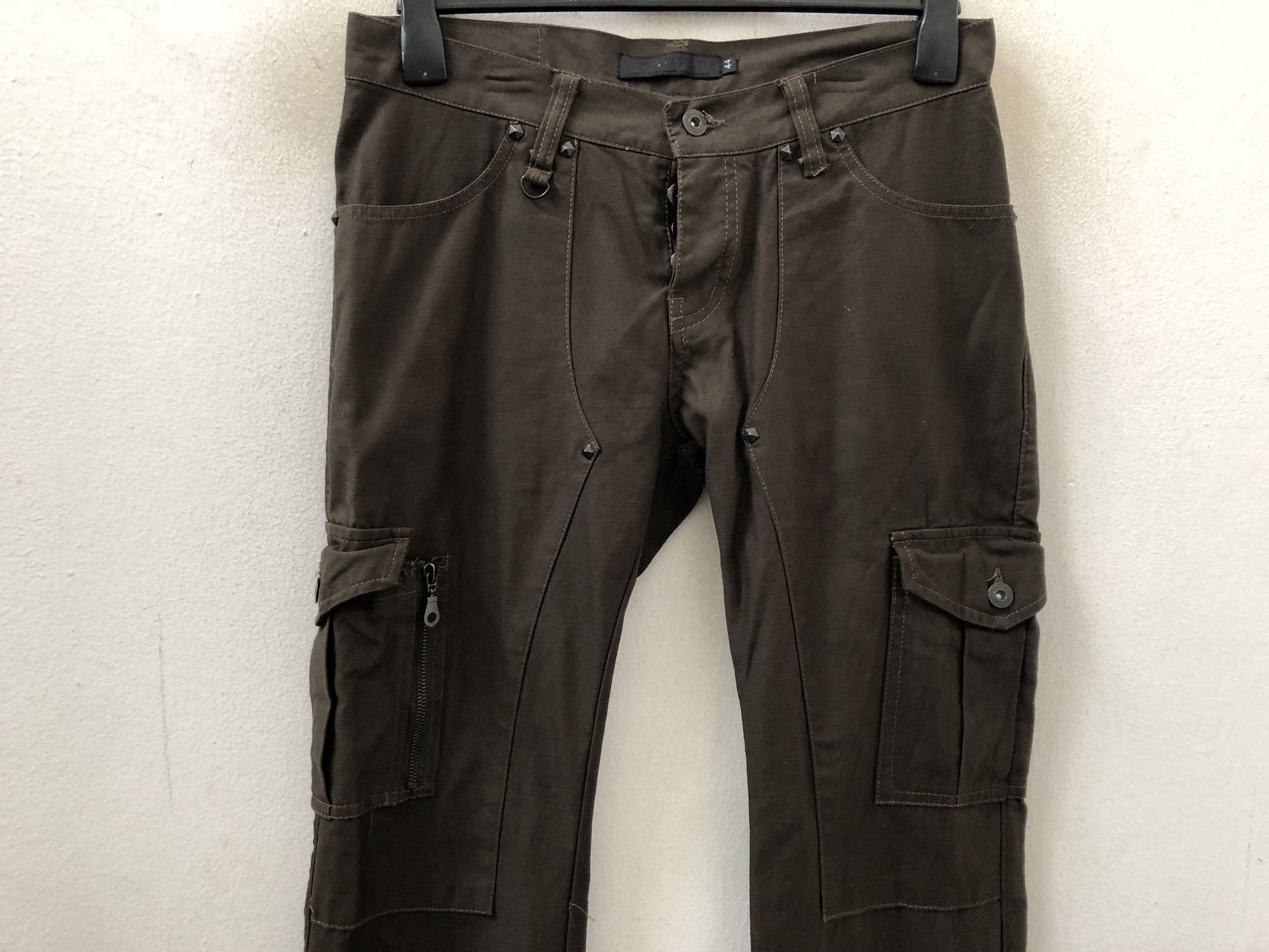GOSTAR DE FUGA Japan FUGA Multi Pocket Zipper Hem Low Rise Cargo Trouser Size US 29 - 1 Thumbnail