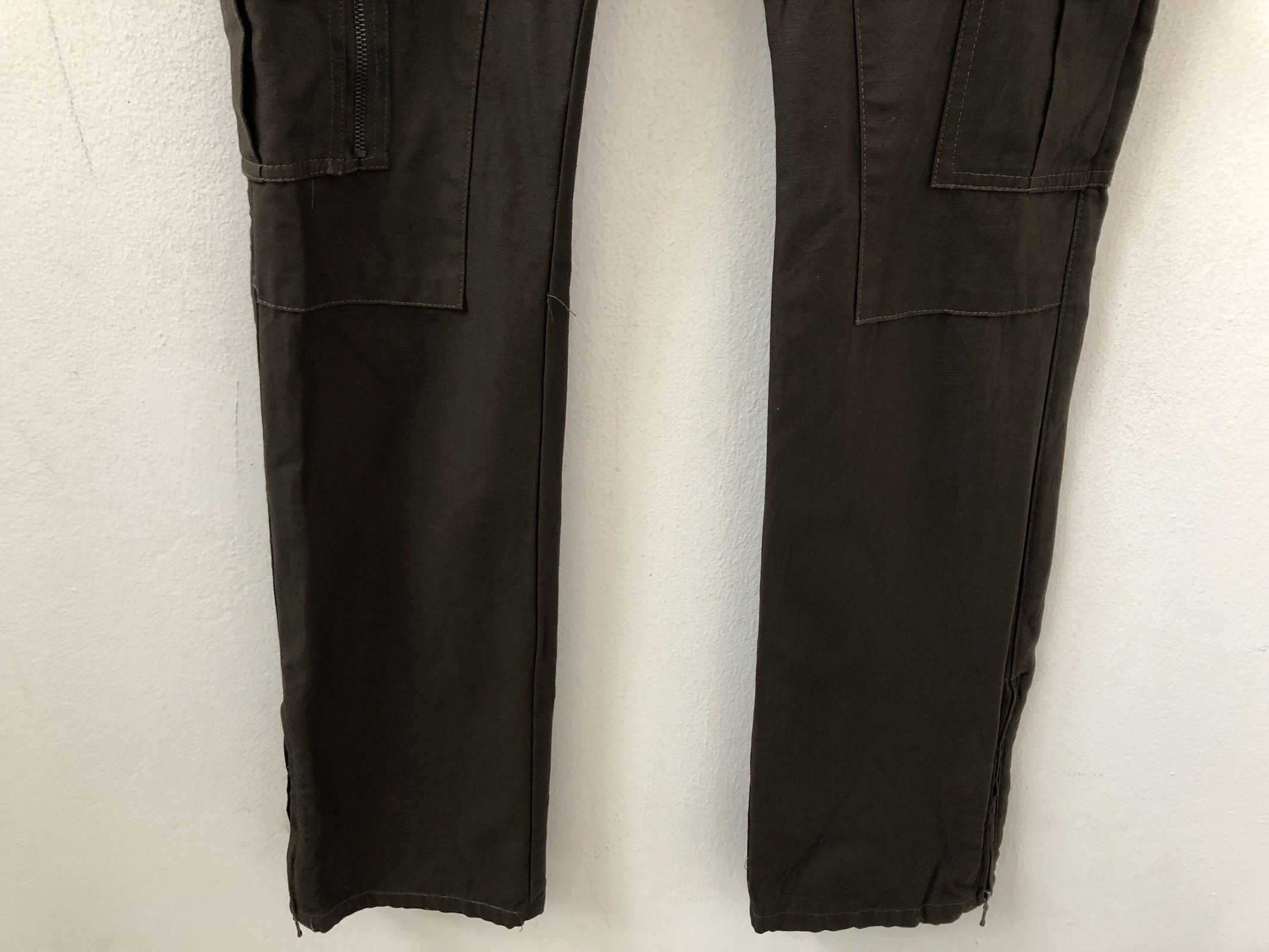 GOSTAR DE FUGA Japan FUGA Multi Pocket Zipper Hem Low Rise Cargo Trouser Size US 29 - 4 Thumbnail