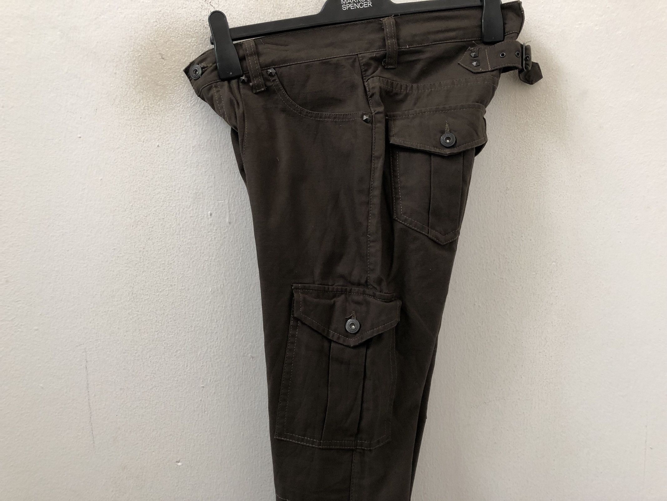 GOSTAR DE FUGA Japan FUGA Multi Pocket Zipper Hem Low Rise Cargo Trouser Size US 29 - 10 Thumbnail