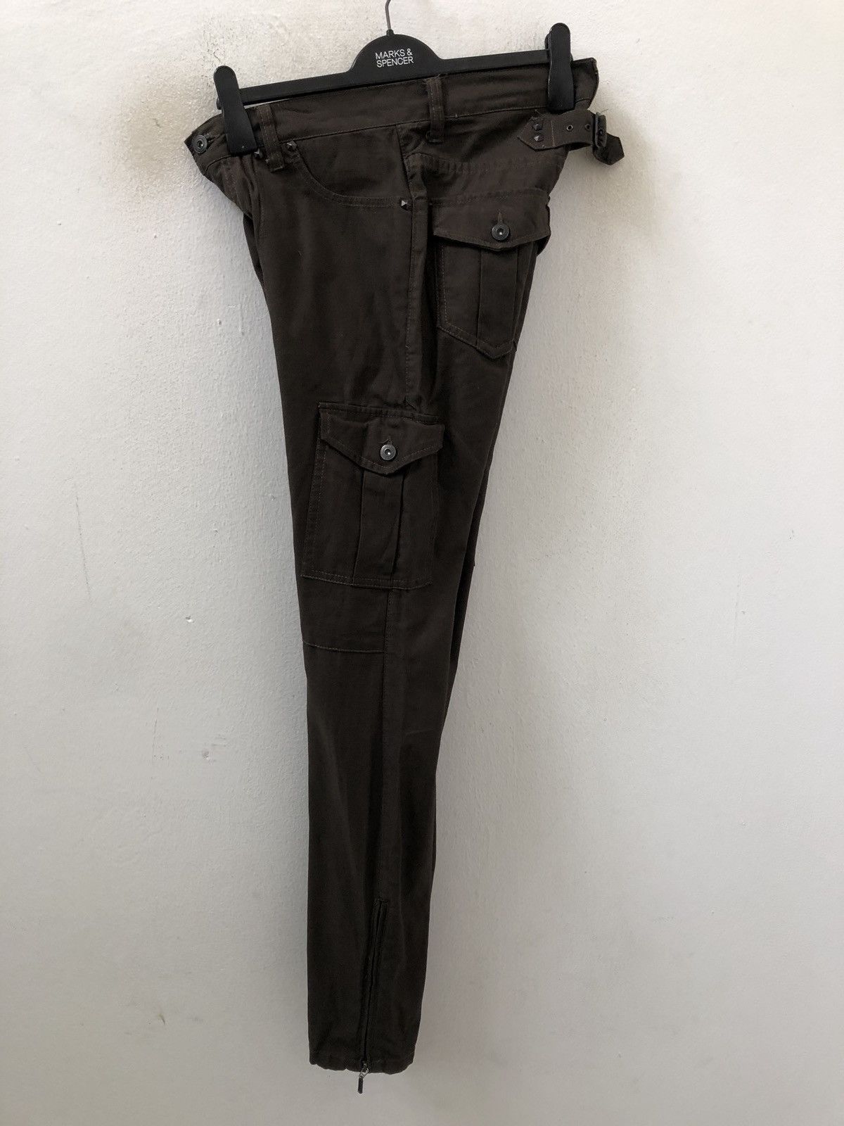 GOSTAR DE FUGA Japan FUGA Multi Pocket Zipper Hem Low Rise Cargo Trouser Size US 29 - 9 Thumbnail