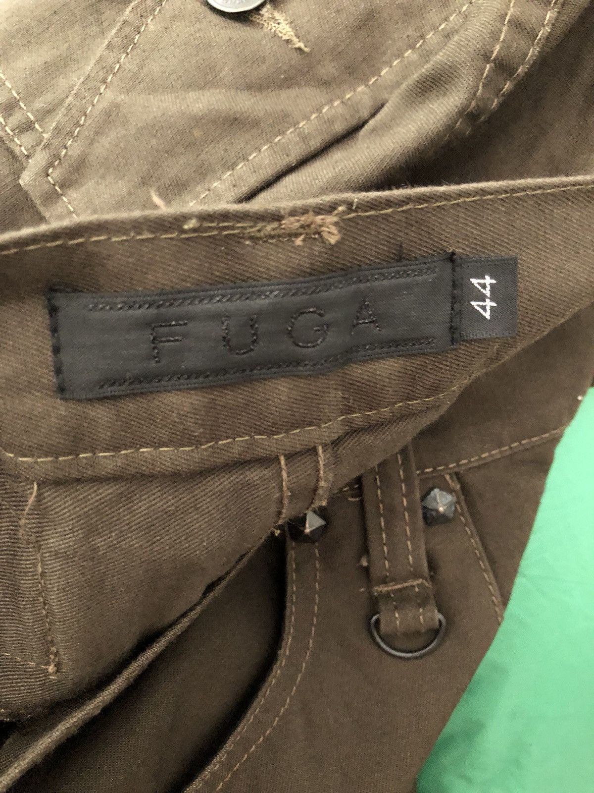 GOSTAR DE FUGA Japan FUGA Multi Pocket Zipper Hem Low Rise Cargo Trouser Size US 29 - 13 Thumbnail