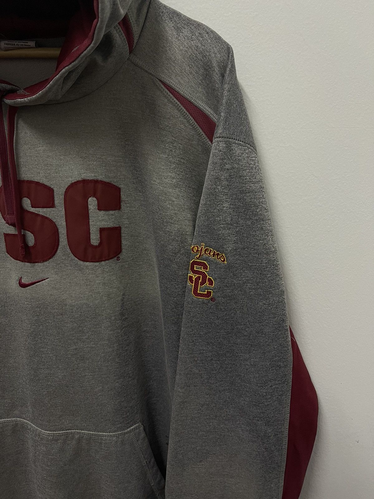 Japanese Brand × Nike × Vintage Vintage Y2K Nike Mini Logo Embroidery Hoodie Size US XXL / EU 58 / 5 - 3 Thumbnail
