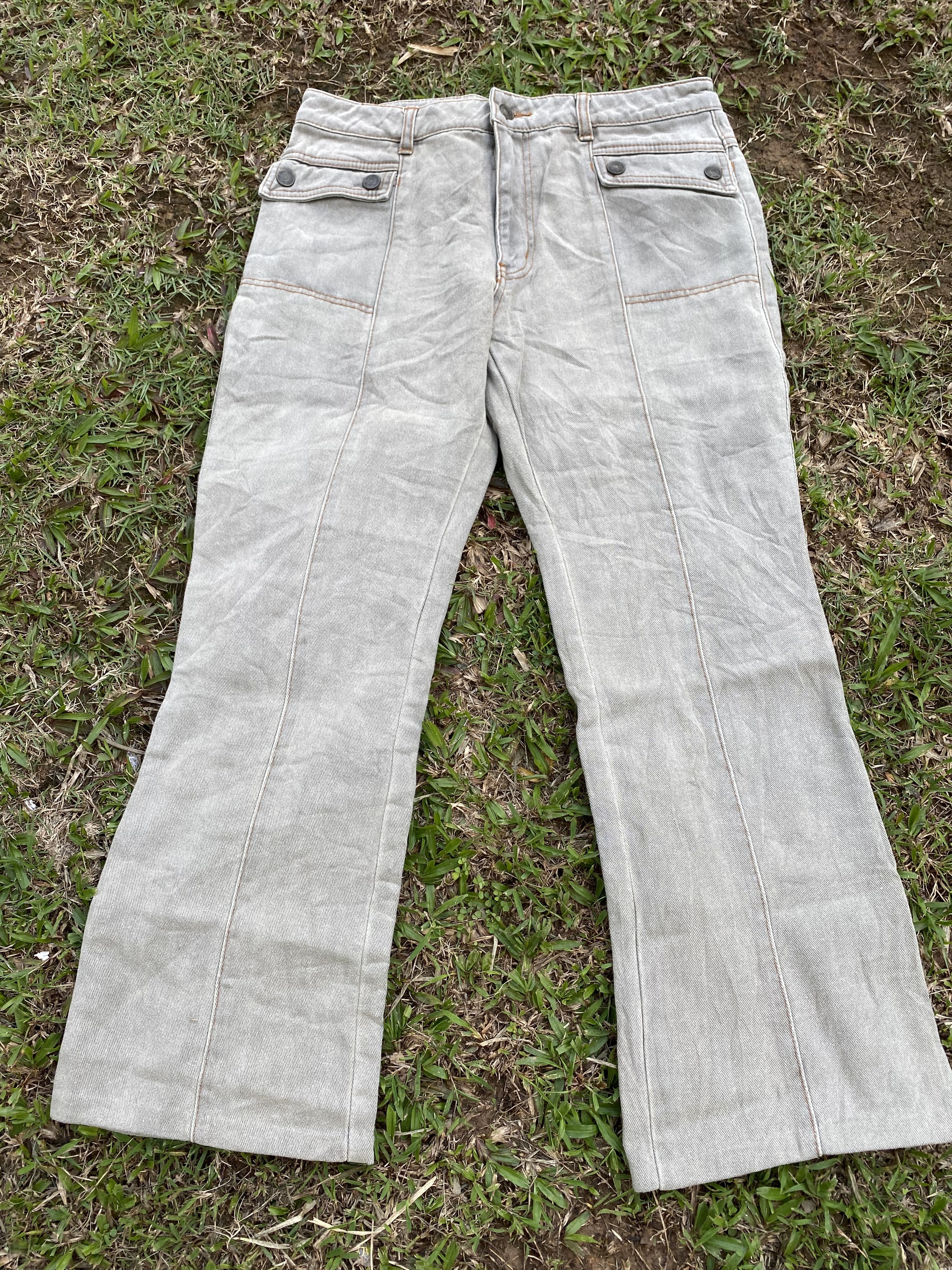 If Six Was Nine × Japanese Brand Japanese Relaxed Bush Pant Denim Jeans Size US 32 / EU 48 - 3 Thumbnail