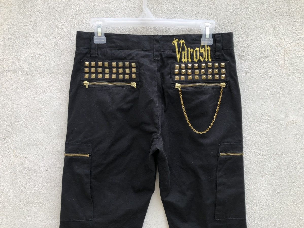 Vanquish Varosh Japan Black Bondage Punk Parachute Cargo Trouser Pant Size US 29 - 14 Thumbnail