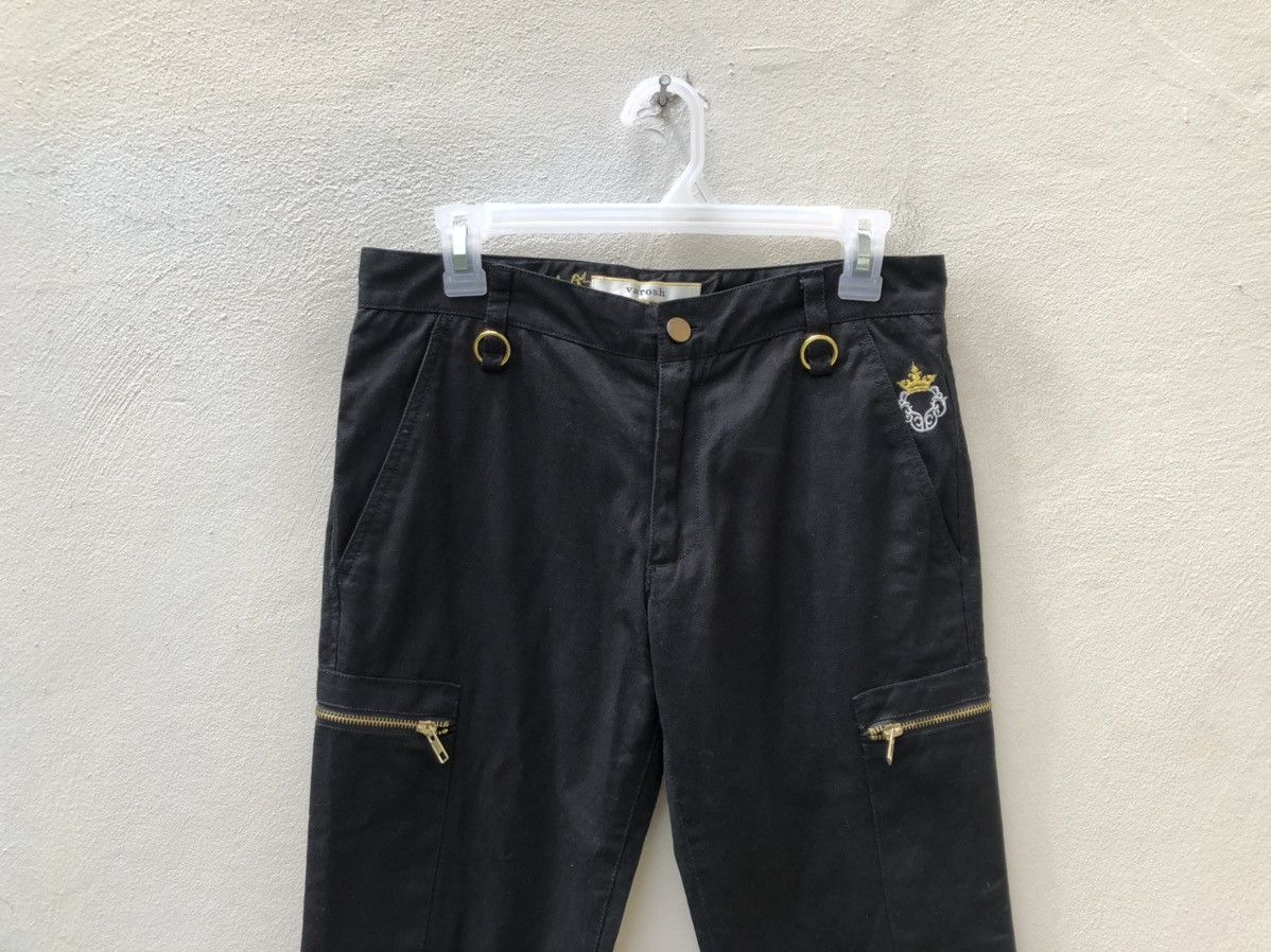 Vanquish Varosh Japan Black Bondage Punk Parachute Cargo Trouser Pant Size US 29 - 8 Thumbnail