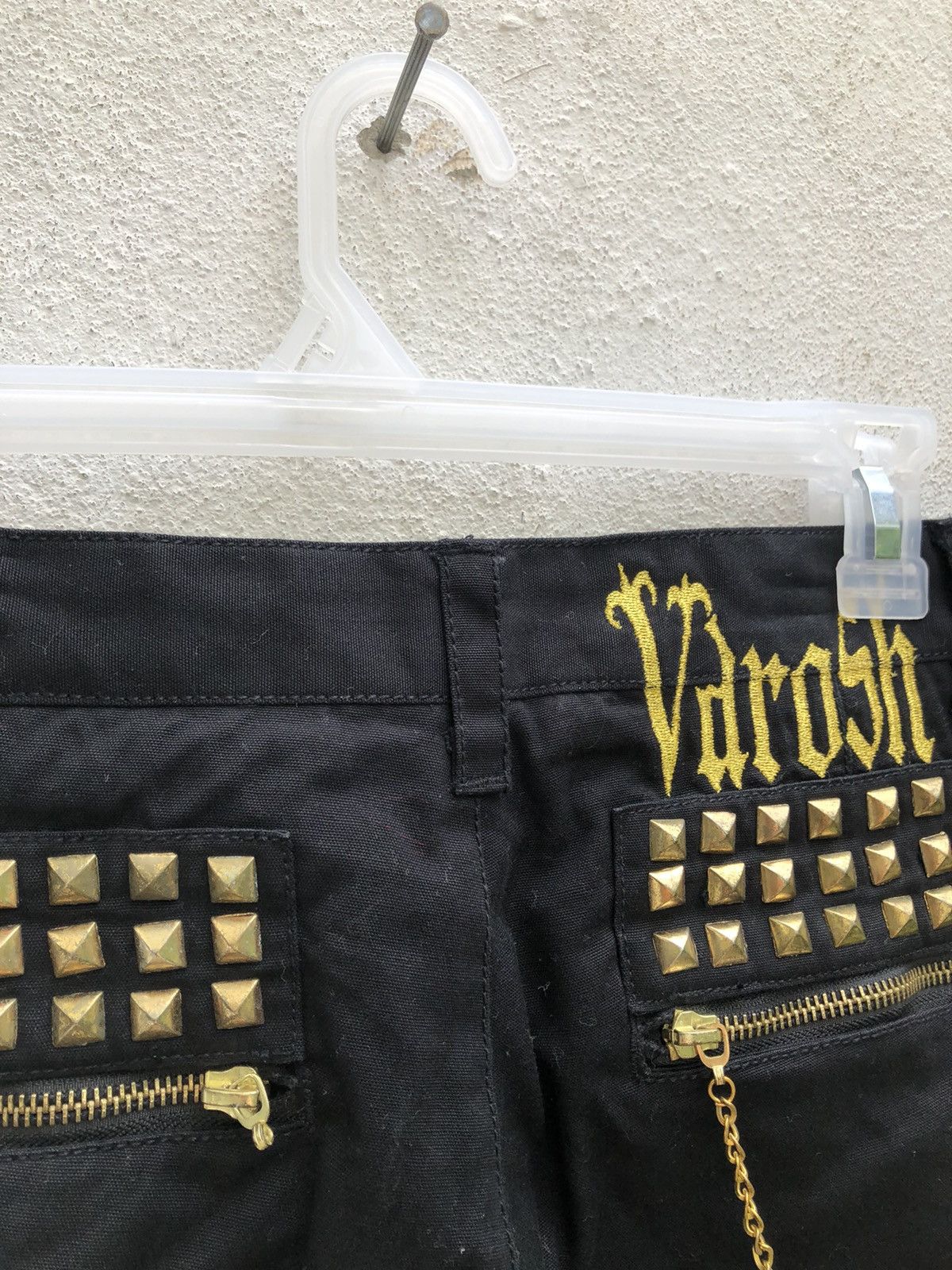 Vanquish Varosh Japan Black Bondage Punk Parachute Cargo Trouser Pant Size US 29 - 18 Thumbnail