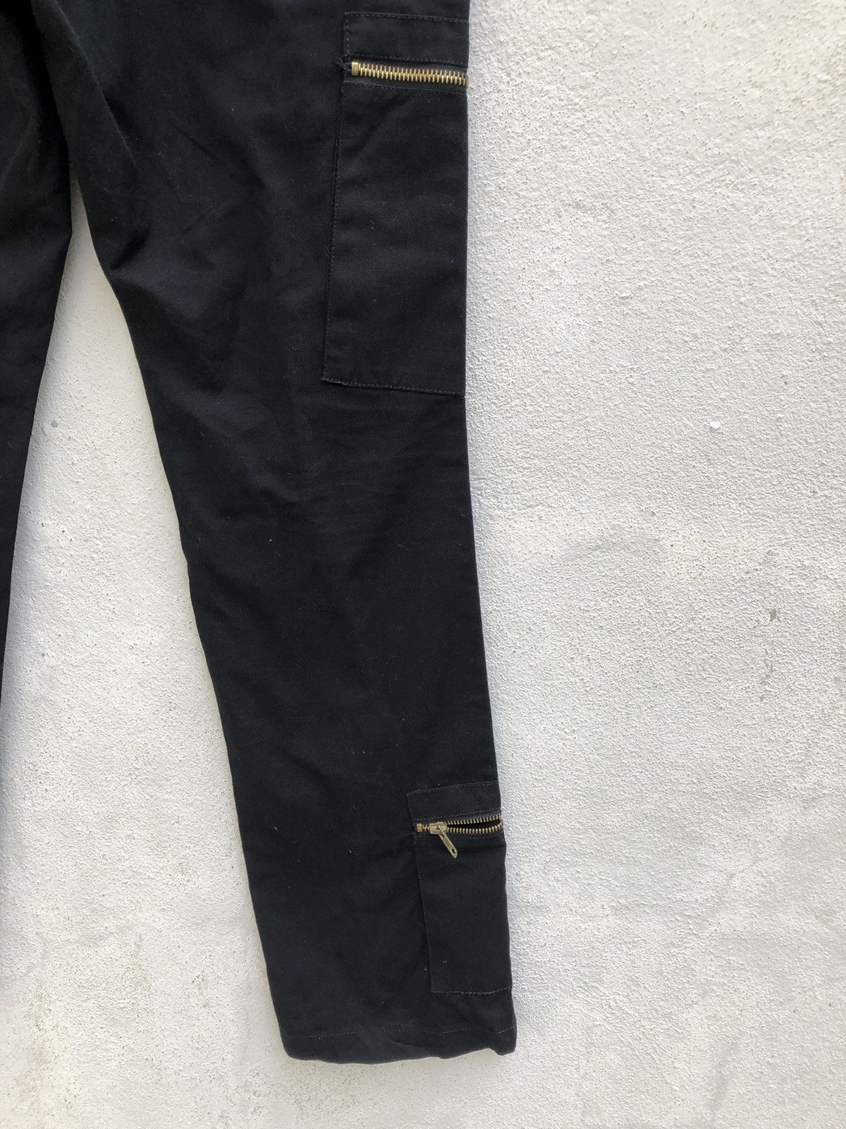 Vanquish Varosh Japan Black Bondage Punk Parachute Cargo Trouser Pant Size US 29 - 20 Thumbnail