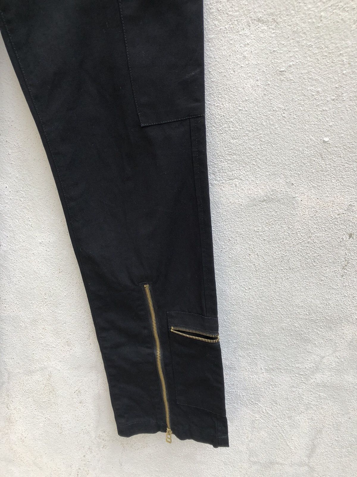 Vanquish Varosh Japan Black Bondage Punk Parachute Cargo Trouser Pant Size US 29 - 12 Thumbnail