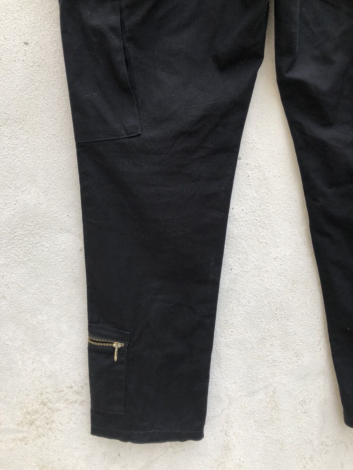 Vanquish Varosh Japan Black Bondage Punk Parachute Cargo Trouser Pant Size US 29 - 19 Thumbnail