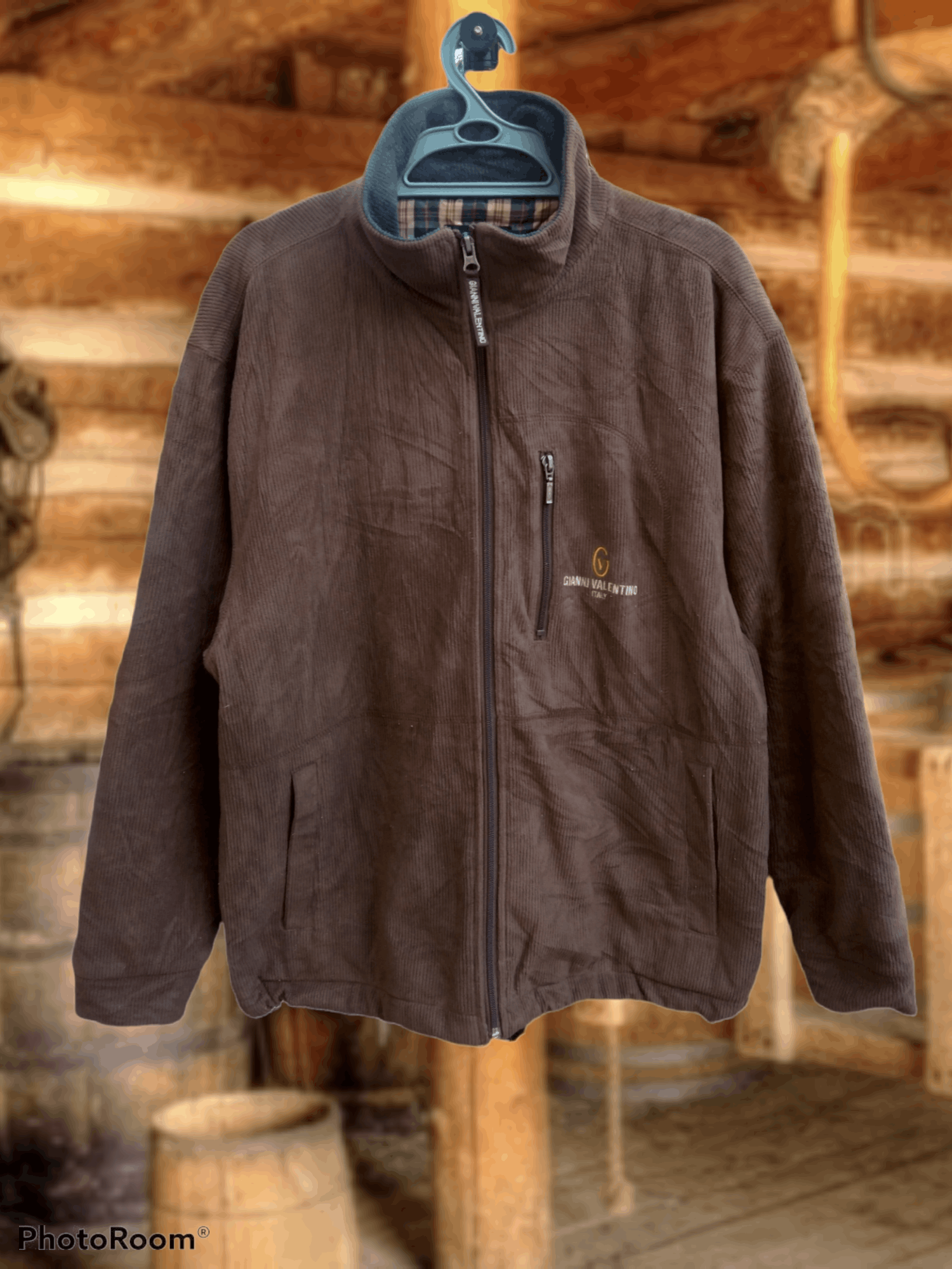 Japanese Brand GIANNI VALENTINO COLDUROY JACKET Size US L / EU 52-54 / 3 - 1 Thumbnail